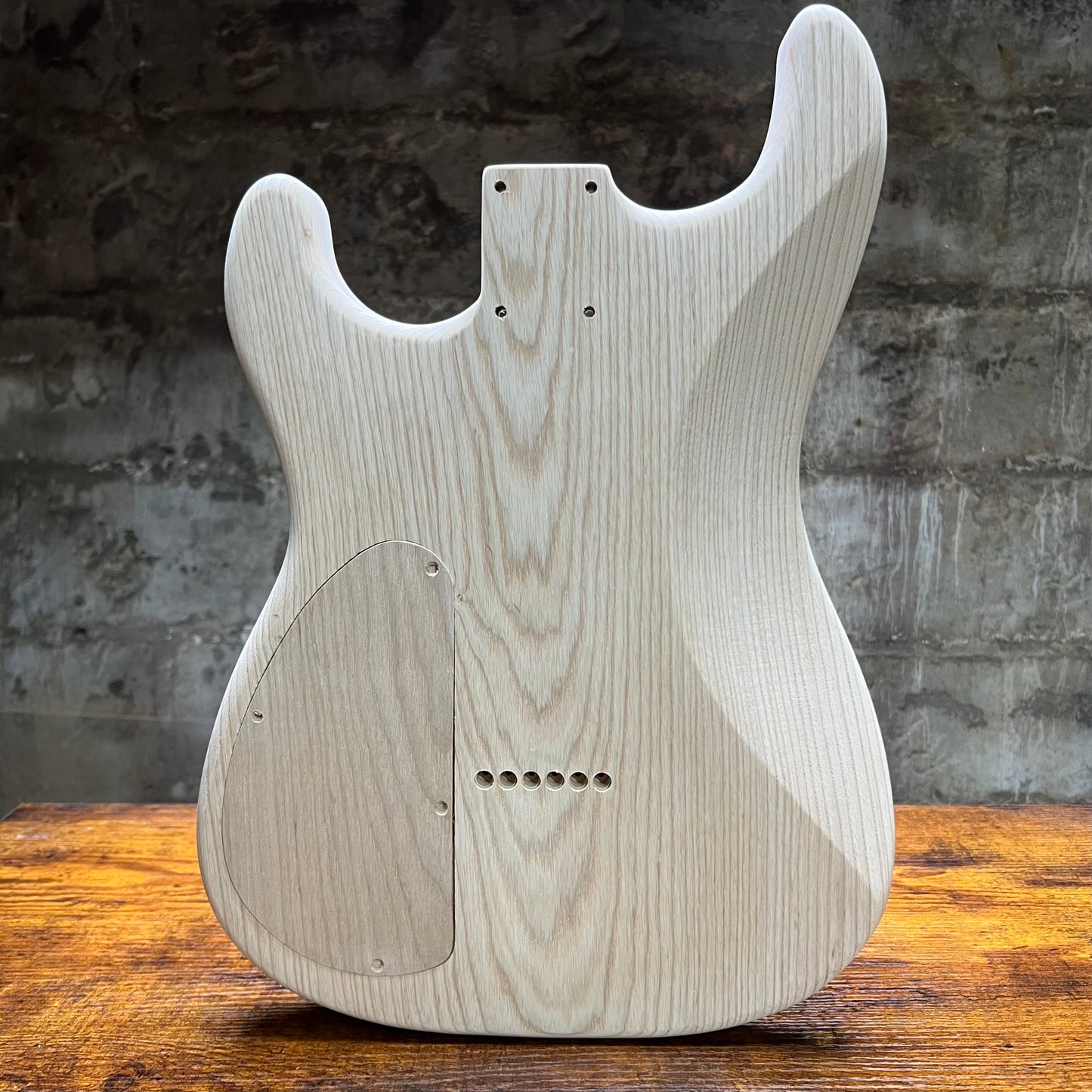 SSS Strat Style 1 Piece Swamp Ash Guitar Body Rear Route SEE DESCRIPTION! Unfinished