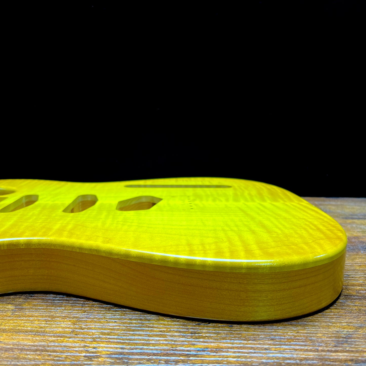 Warmtone Custom Guitars Tele Style Guitar Body “Dirty Lemon” Nitro
