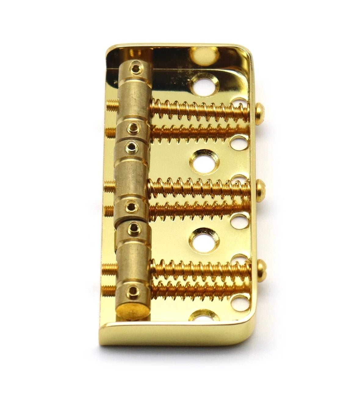 Warmtone Custom Guitars Top Loader Tele/Strat Hybrid Bridge-3 Brass Saddles-Gold