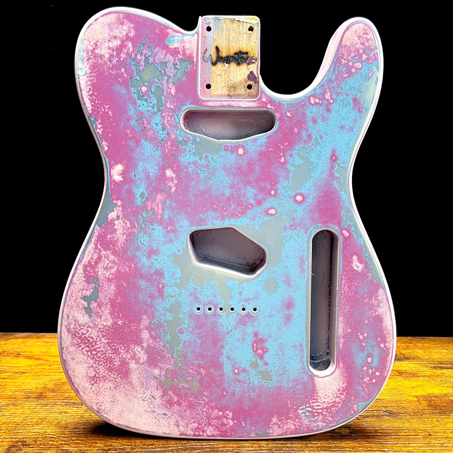 Warmtone Custom Guitars Custom Guitar Body Relic Tele “Candy Land ”