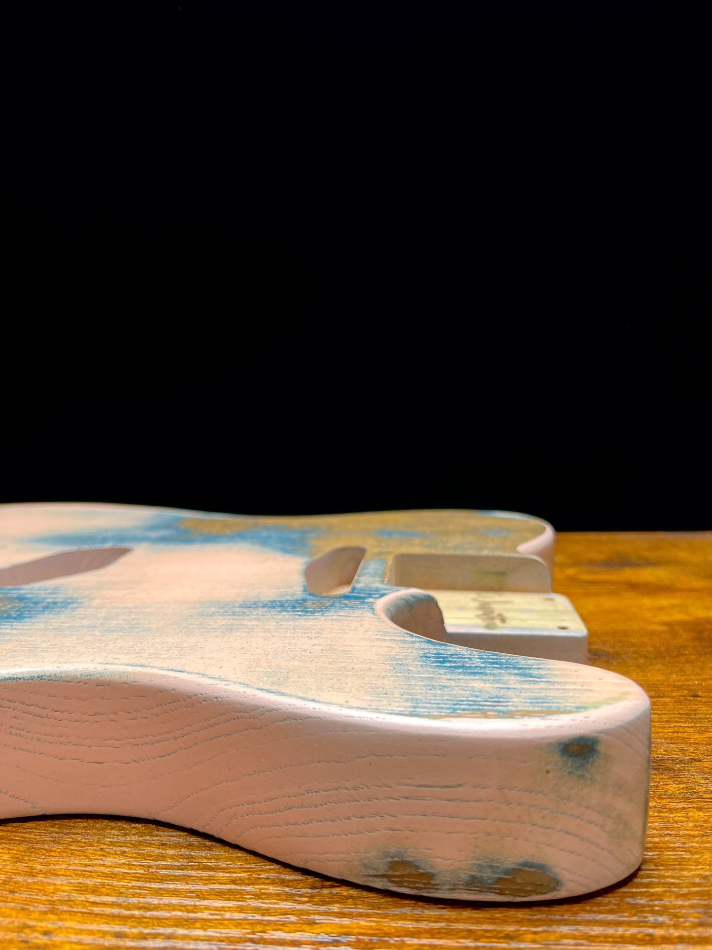 Warmtone Custom Guitars Relic Tele Style Guitar Body “Earth Pink”