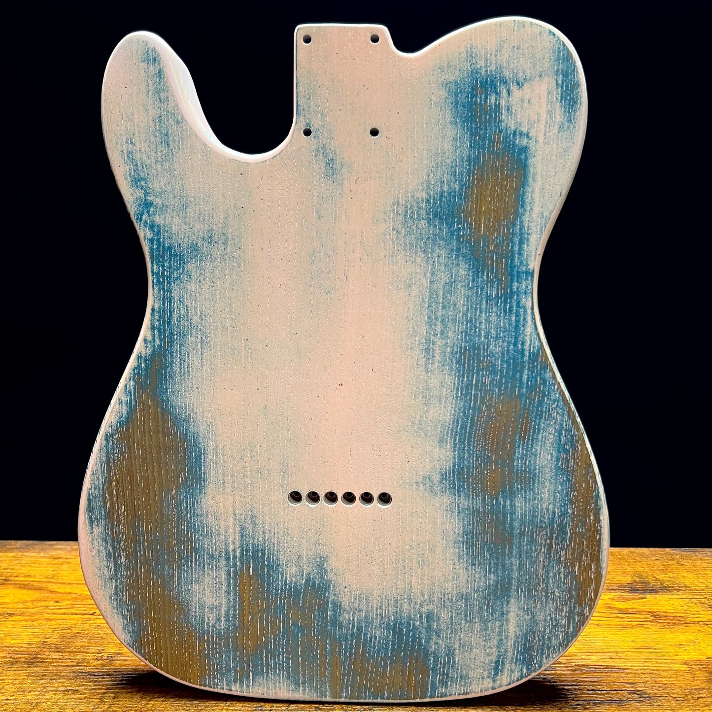 Warmtone Custom Guitars Relic Tele Style Guitar Body “Earth Pink”