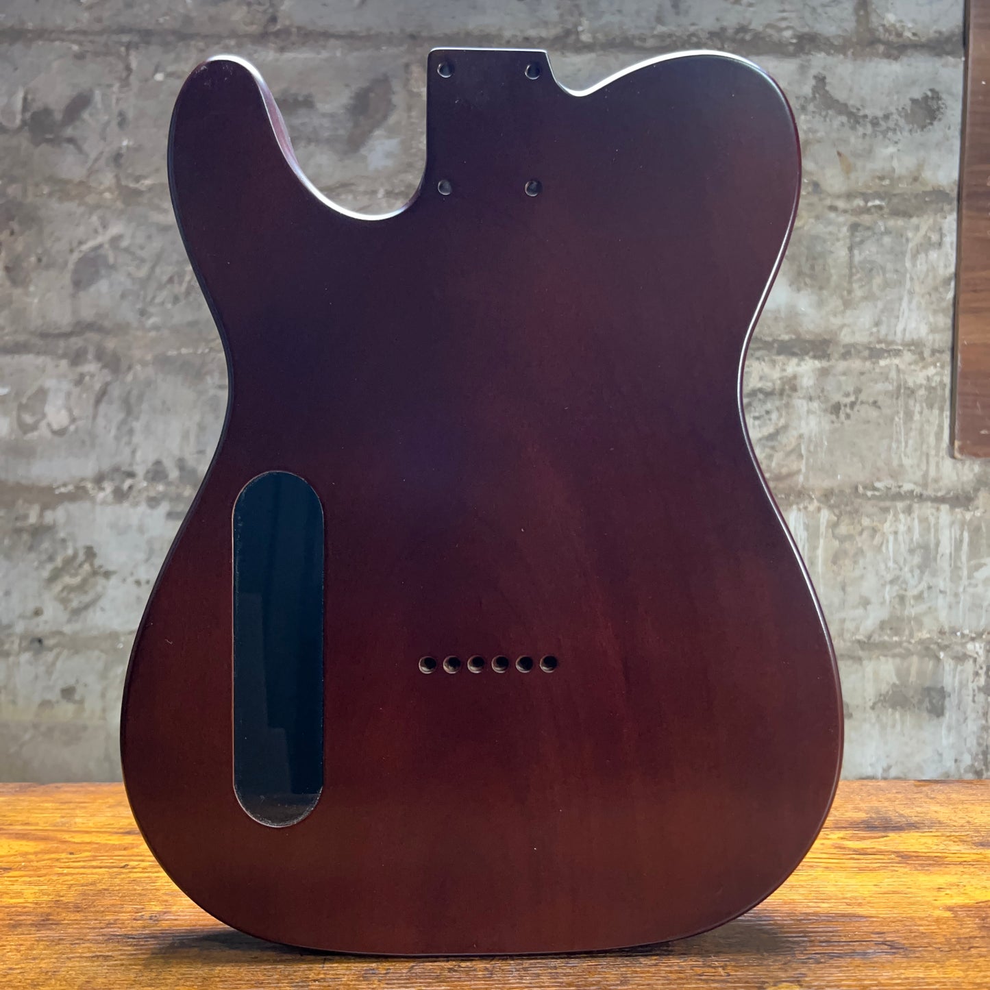 Warmtone Custom Guitars Tele Guitar Body “Brown Burst” Quilt Maple