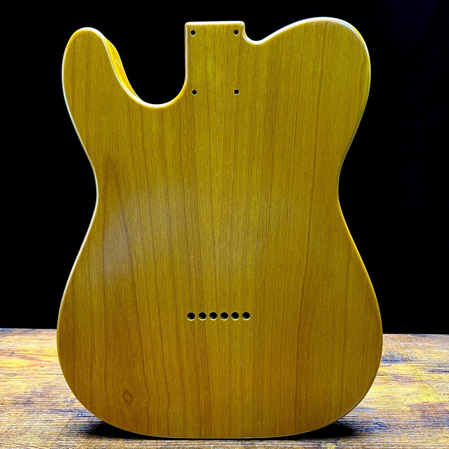 Warmtone Custom Guitars Tele Style Guitar Body “Dirty Lemon” Nitro