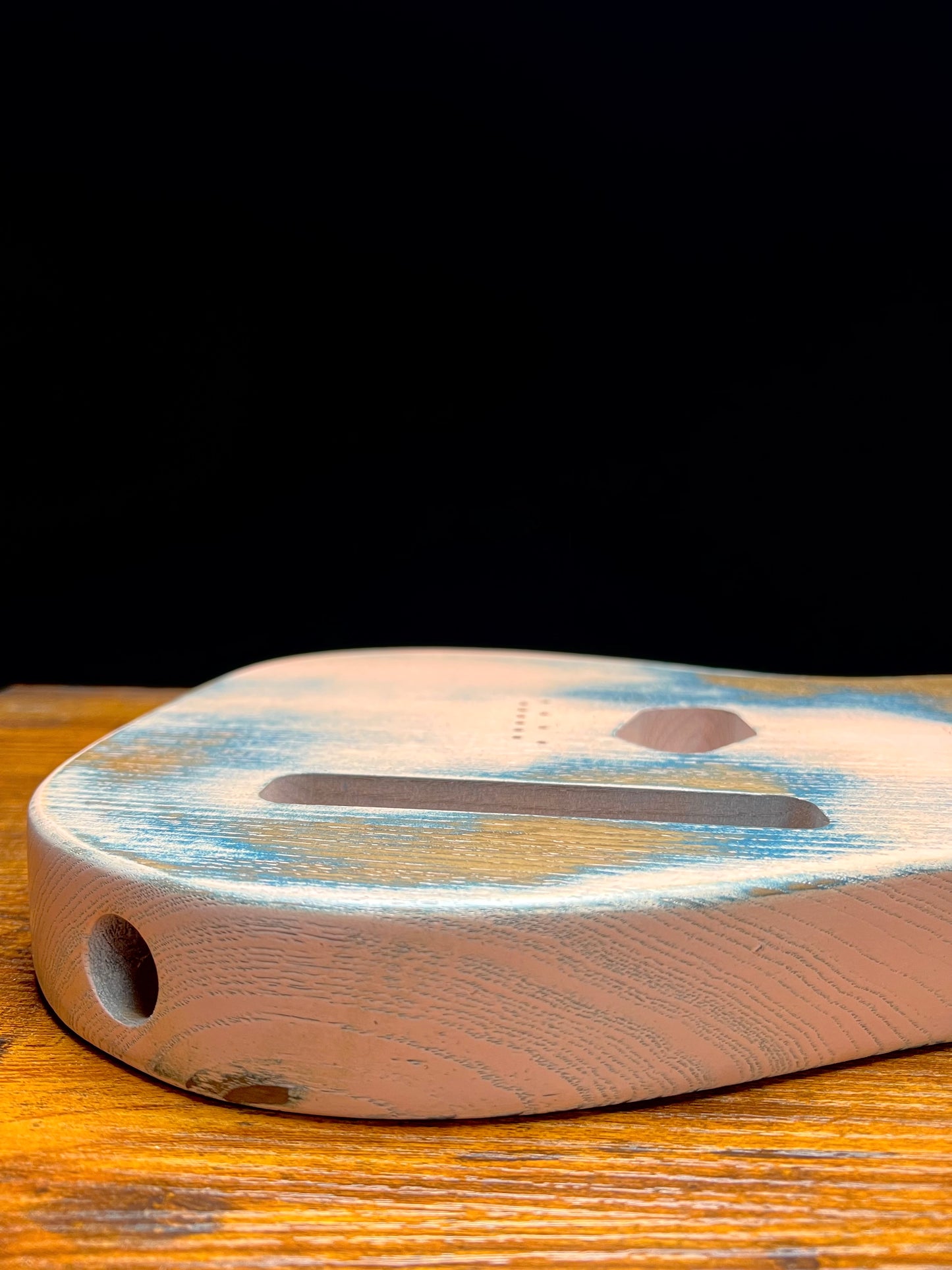 Warmtone Custom Guitars Relic Tele Style Guitar Body “Earth Pink”