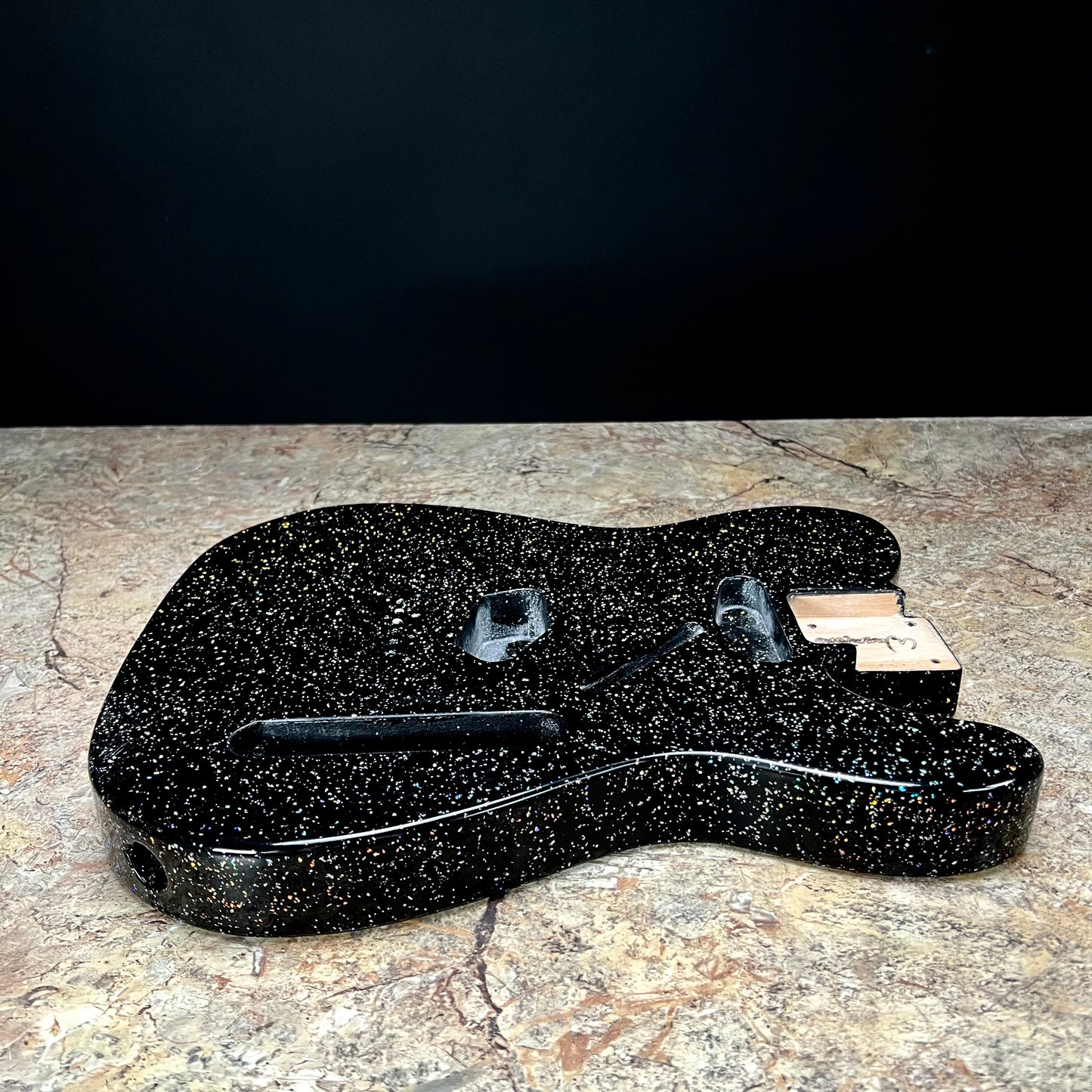 Warmtone Custom Guitars Holographic Tele Style Guitar Body