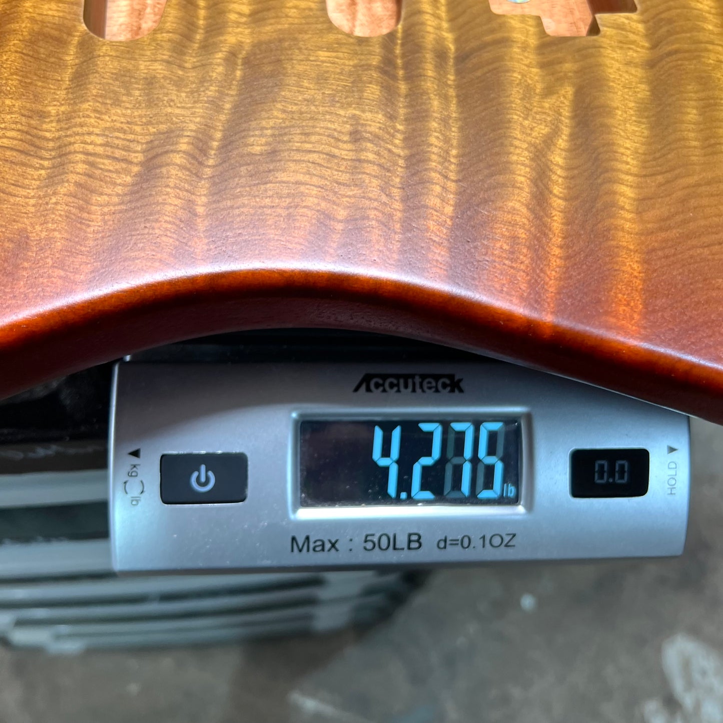 Warmtone CG Hss Strat Style Guitar Body Flamed Maple “Fire” 4.2lbs