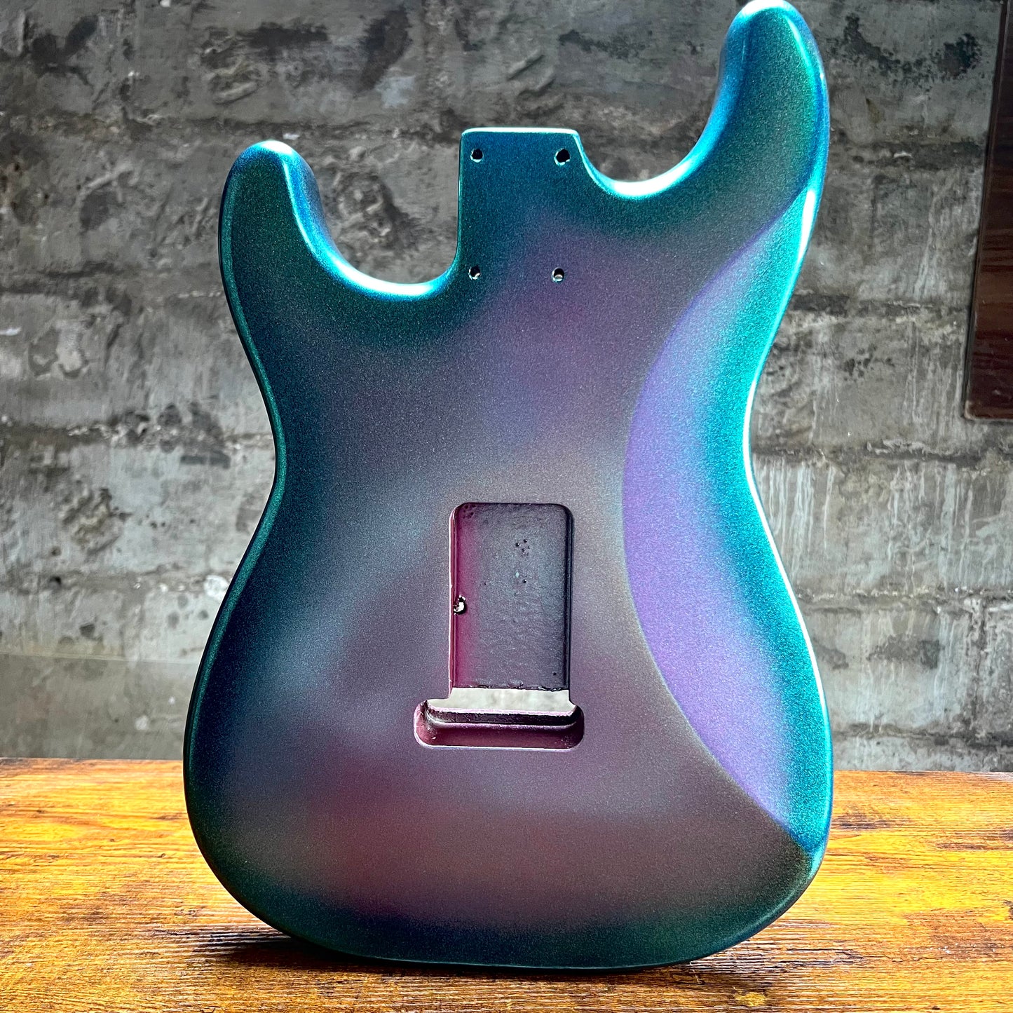 Warmtone Custom Guitars Strat Style Guitar Body “Holo Burst” 5.5 lbs