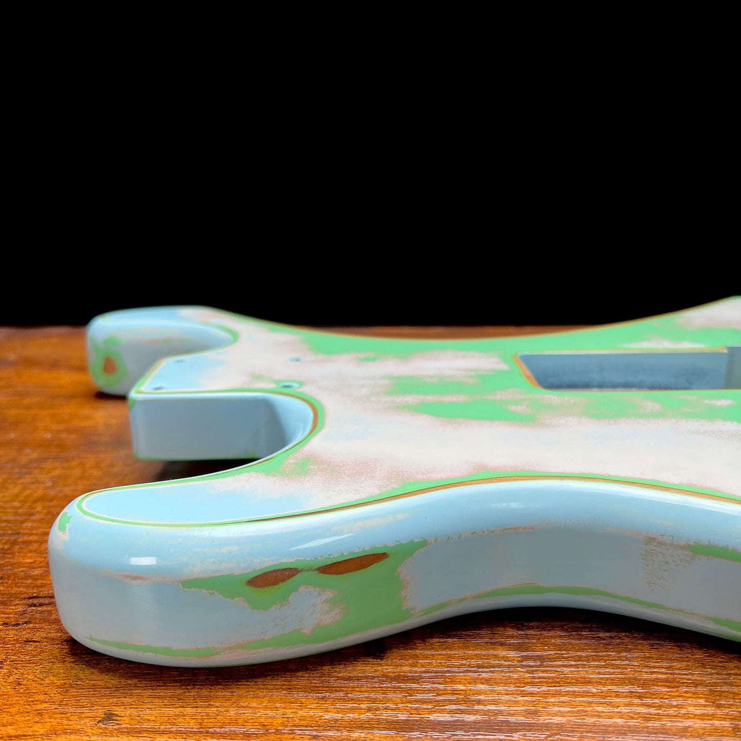 Warmtone Custom Guitars Strat Style Guitar Body Relic “Clouds” Nitro