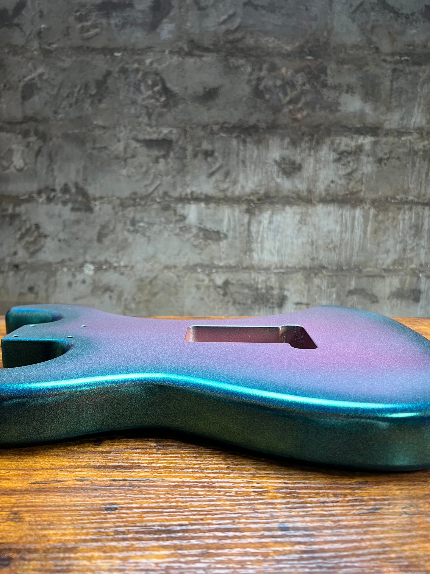 Warmtone Custom Guitars Strat Style Guitar Body “Holo Burst” 5.5 lbs