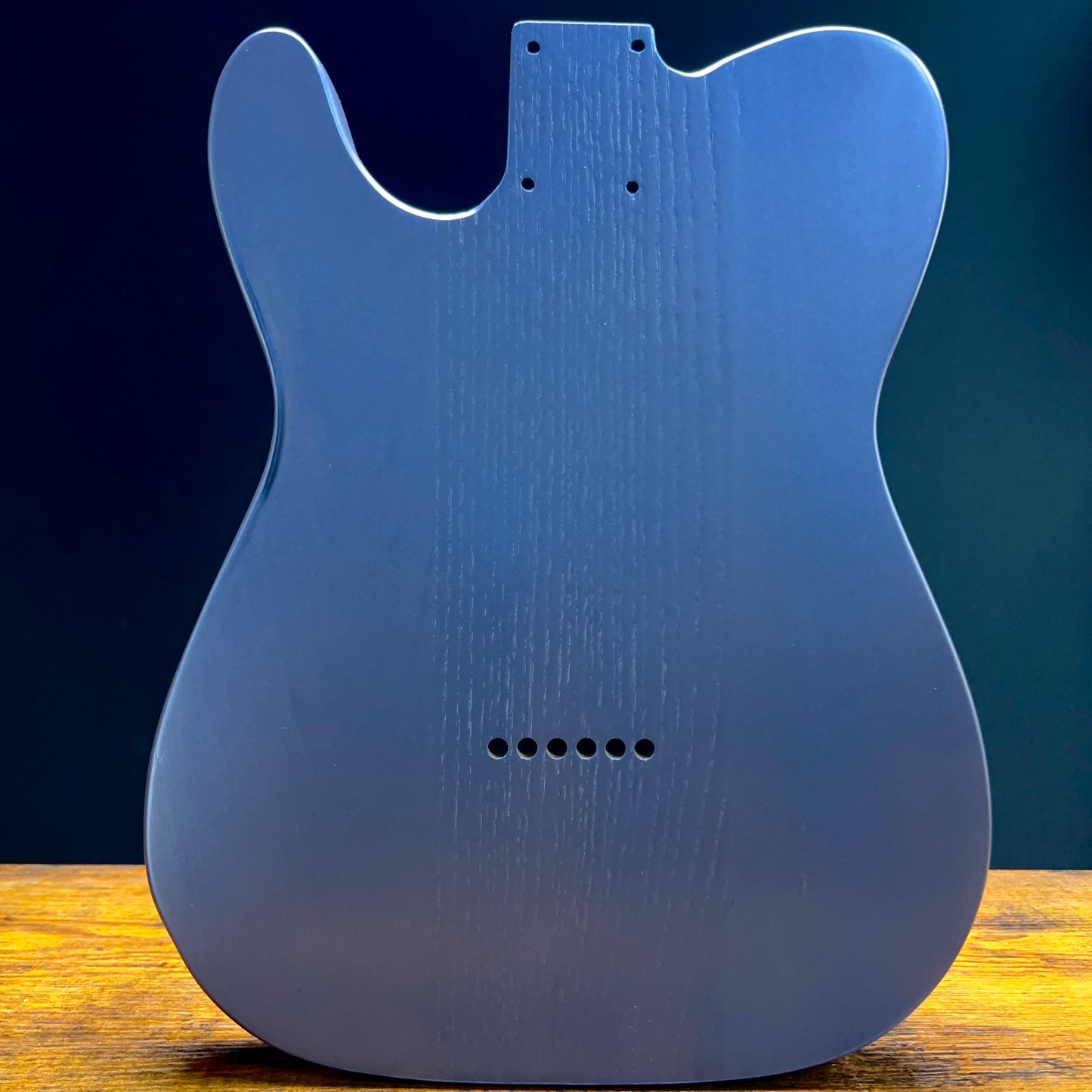 Warmtone Custom Guitars Tele Style Guitar Body “Purple to Blue" Flamed Maple