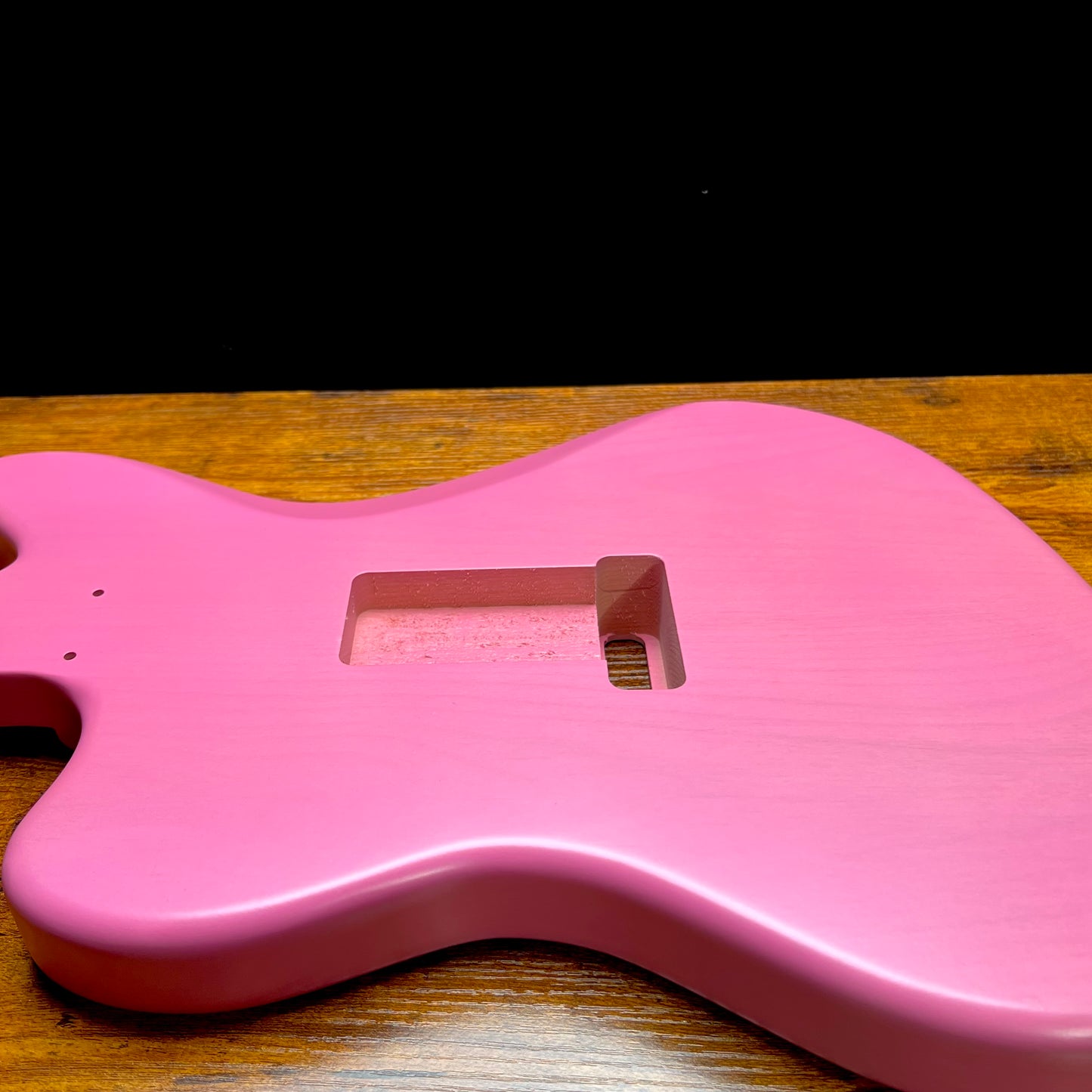Warmoth Jazzmaster/ Flamed Maple Body & Neck “Pink Set”