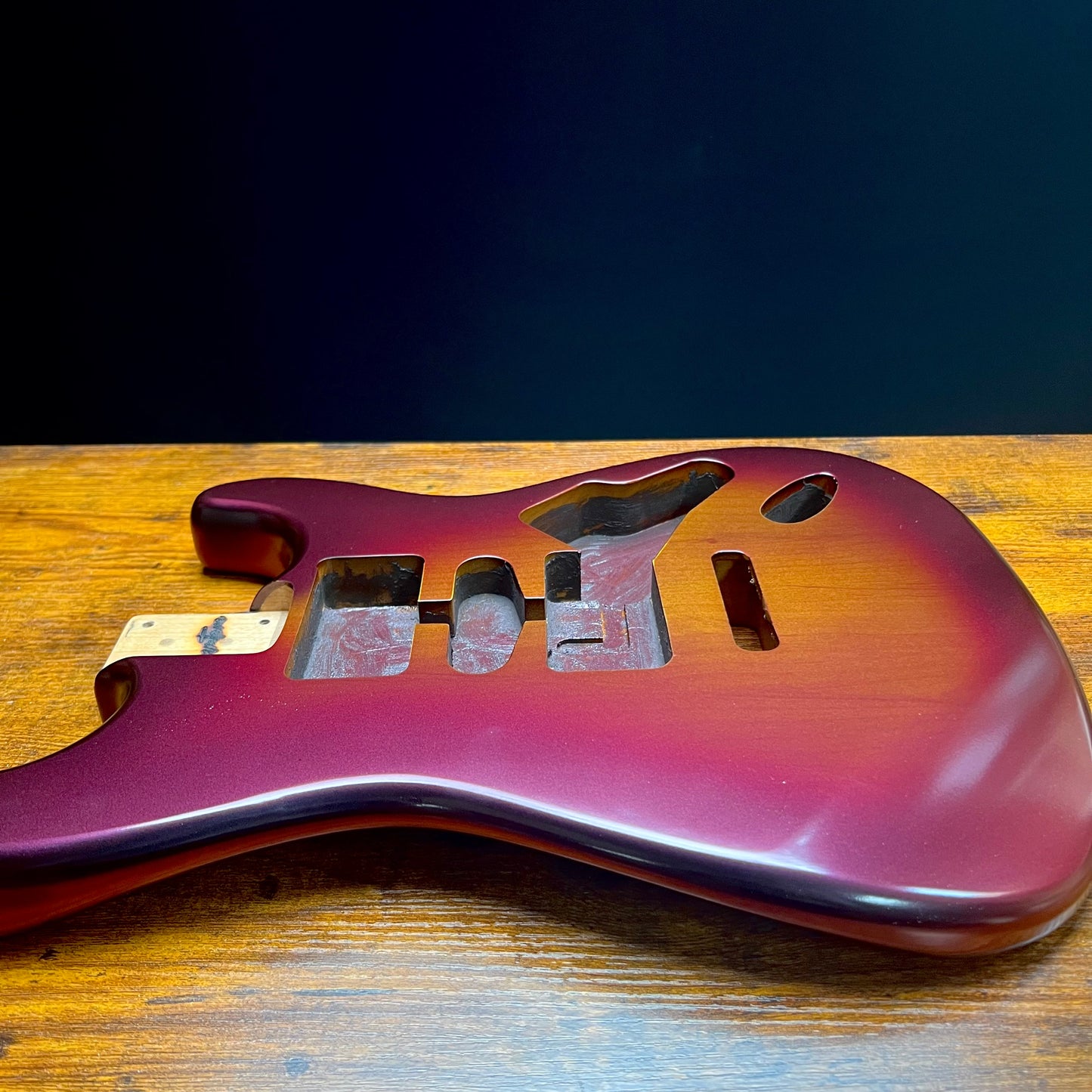 Warmtone Custom Guitars Strat Guitar Body “Colorshift Sunburst” B Stock