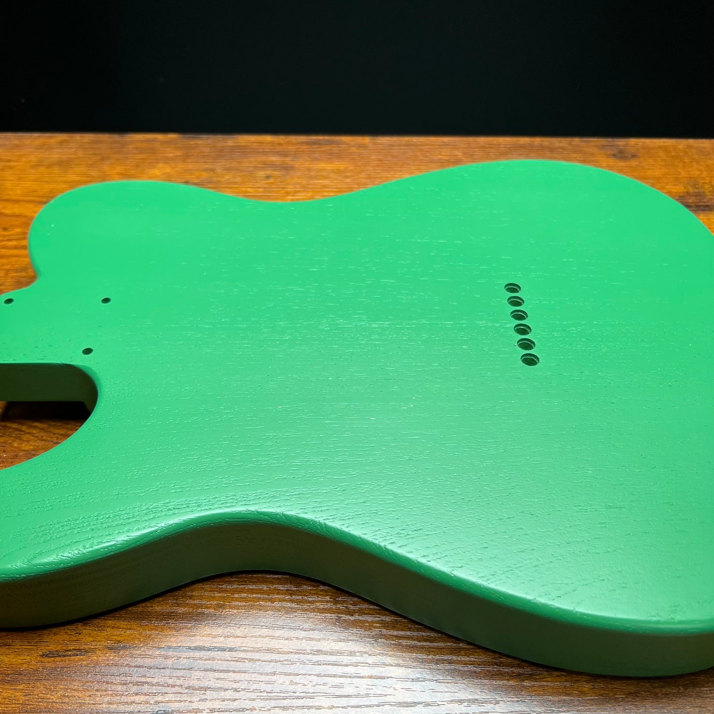 Warmtone Custom Guitars Tele Style Guitar Body “Clover” Swamp Ash