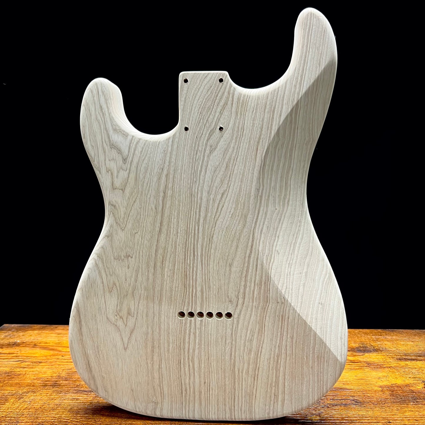 SSS Strat Style 1 Piece Swamp Ash Guitar Body SEE DESCRIPTION! Unfinished