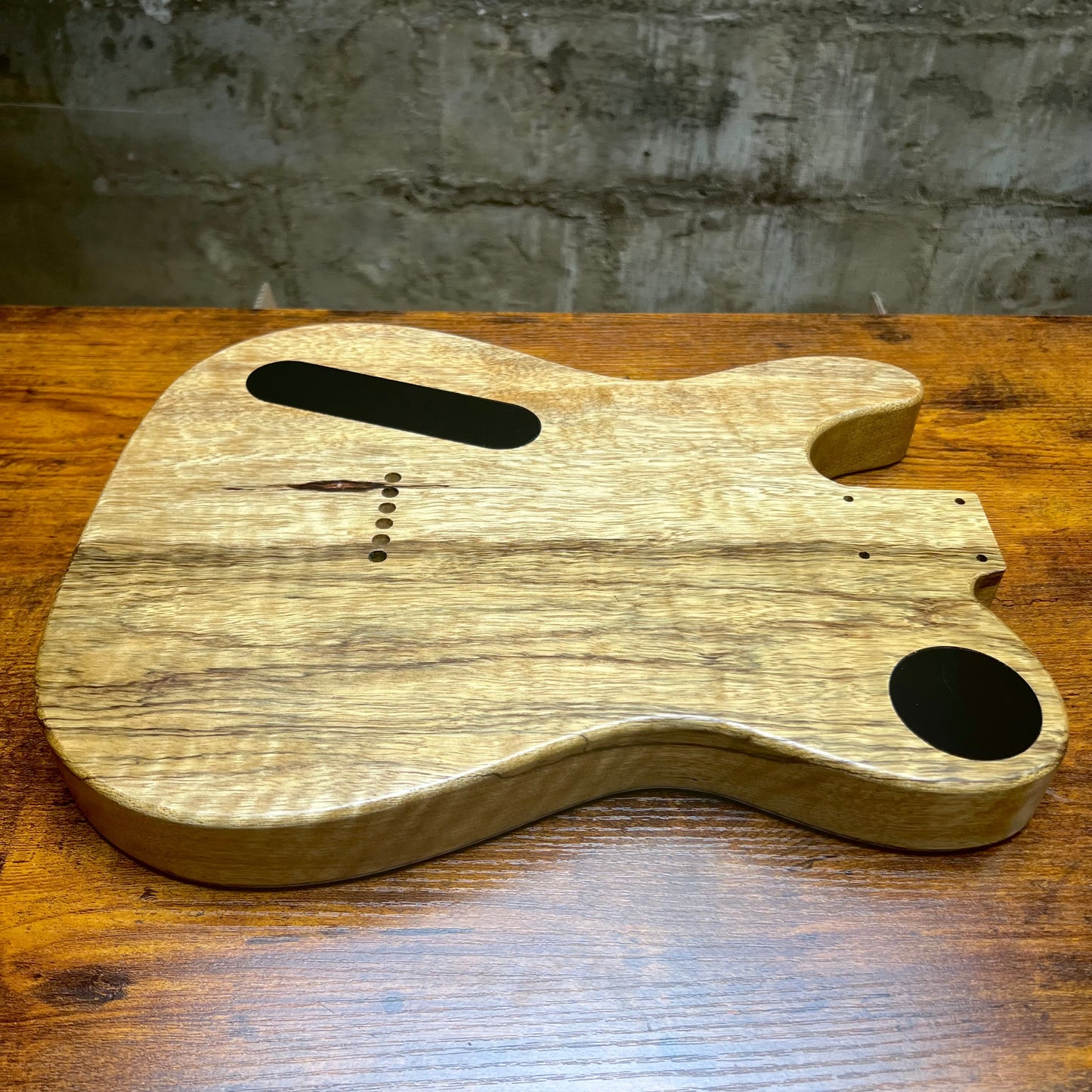 Warmtone Custom Guitars Tele Guitar Body “Rosewood Limba” Natural