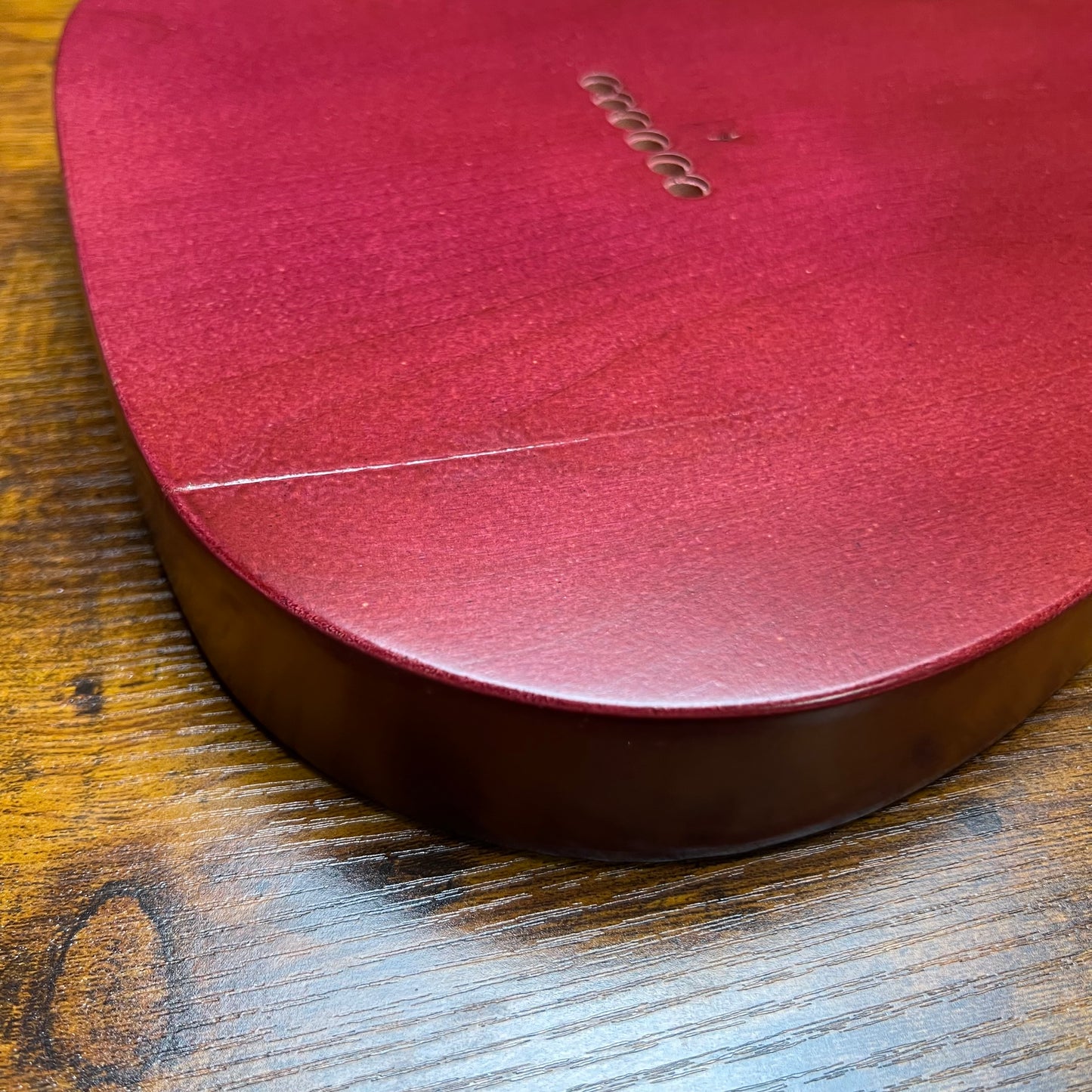 Warmtone CG Tele “Flamed Redwood” Guitar Body B Stock 3.3lbs