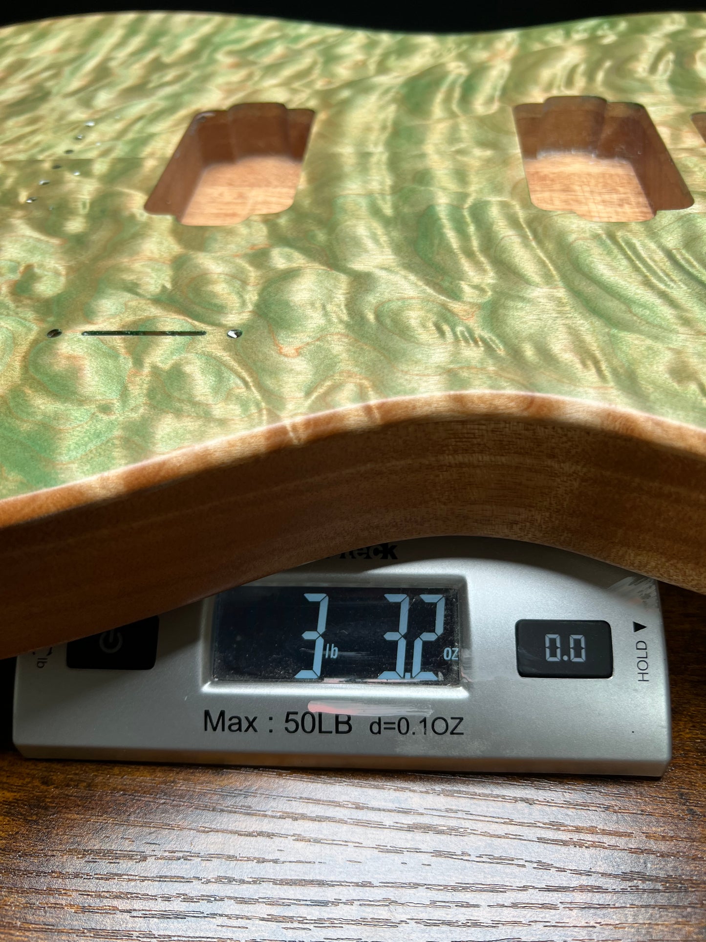 Warmtone Custom Guitars HH Tele Guitar Body “Tree Of Life” Quilt Maple