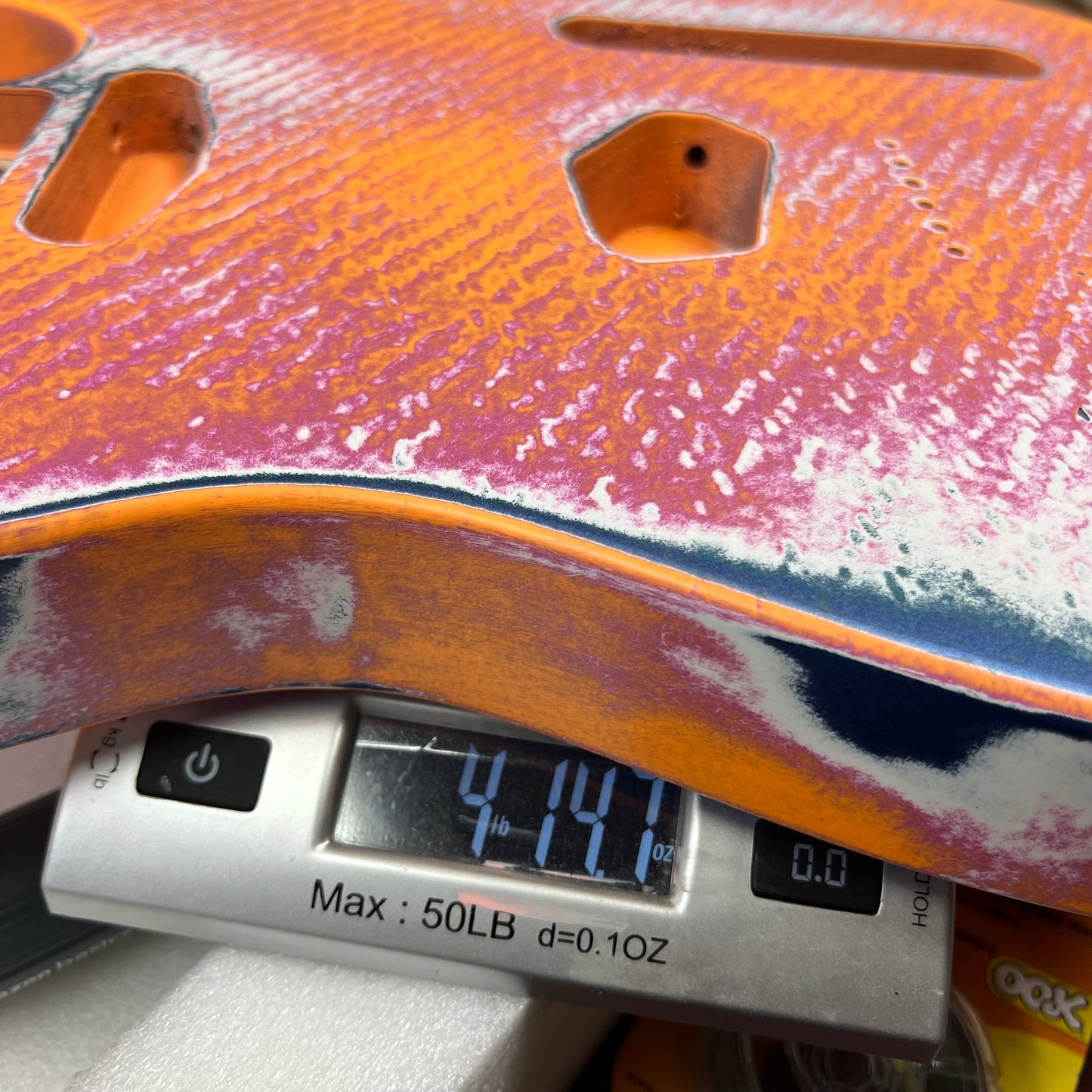 Warmtone Custom Guitars Relic Tele Style Guitar Body “Patterns” Nitro