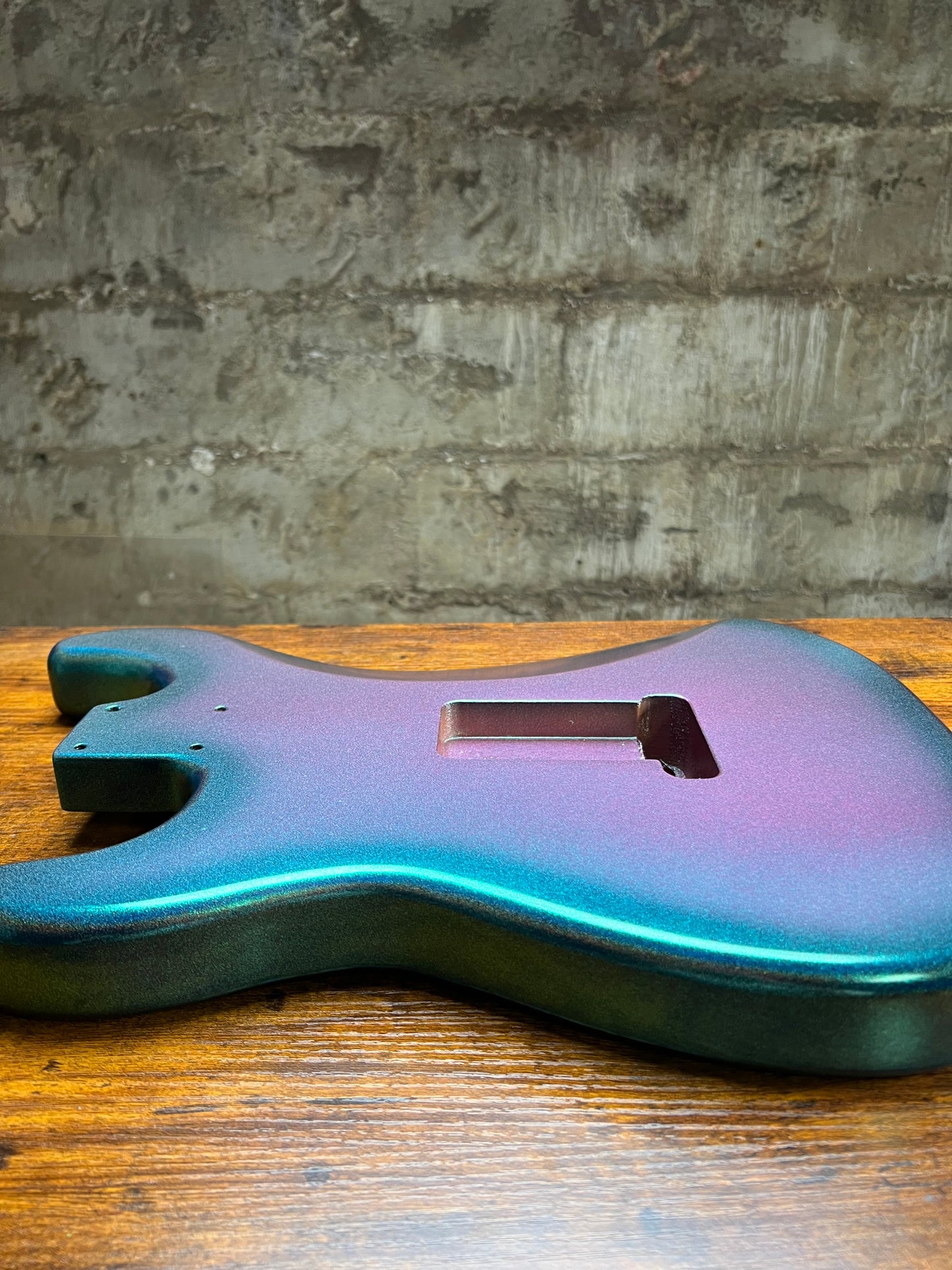 Warmtone Custom Guitars Strat Style Guitar Body “Holo Burst” 5.5 lbs