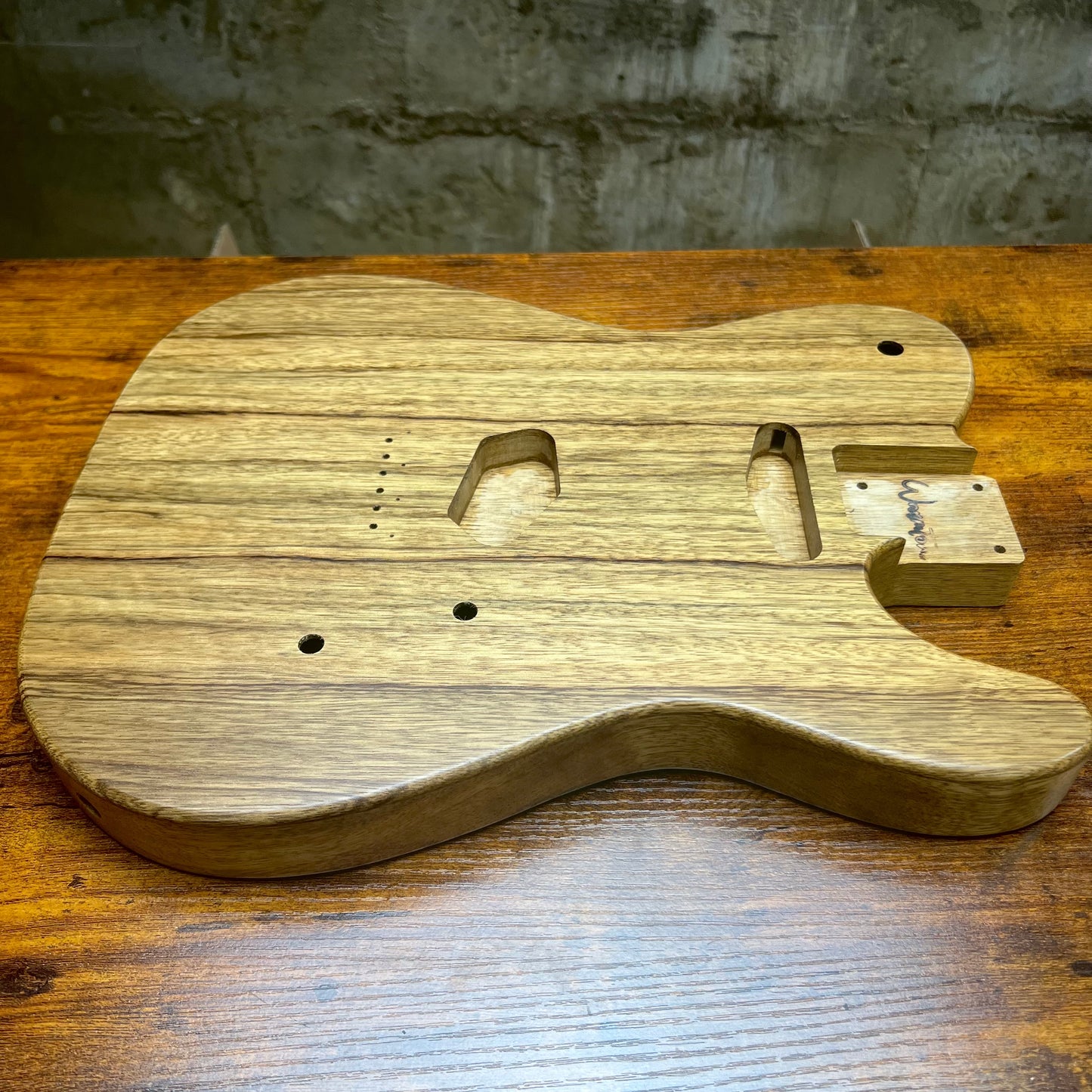 Warmtone Custom Guitars Tele Guitar Body “Rosewood Limba” Natural