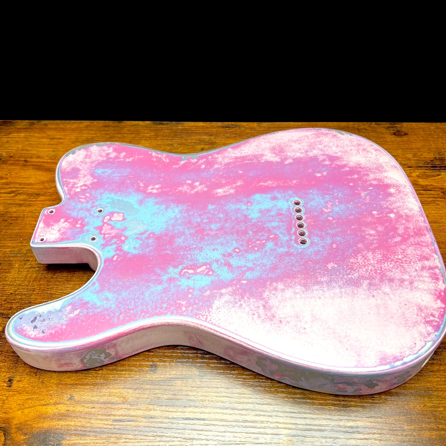 Warmtone Custom Guitars Custom Guitar Body Relic Tele “Candy Land ”