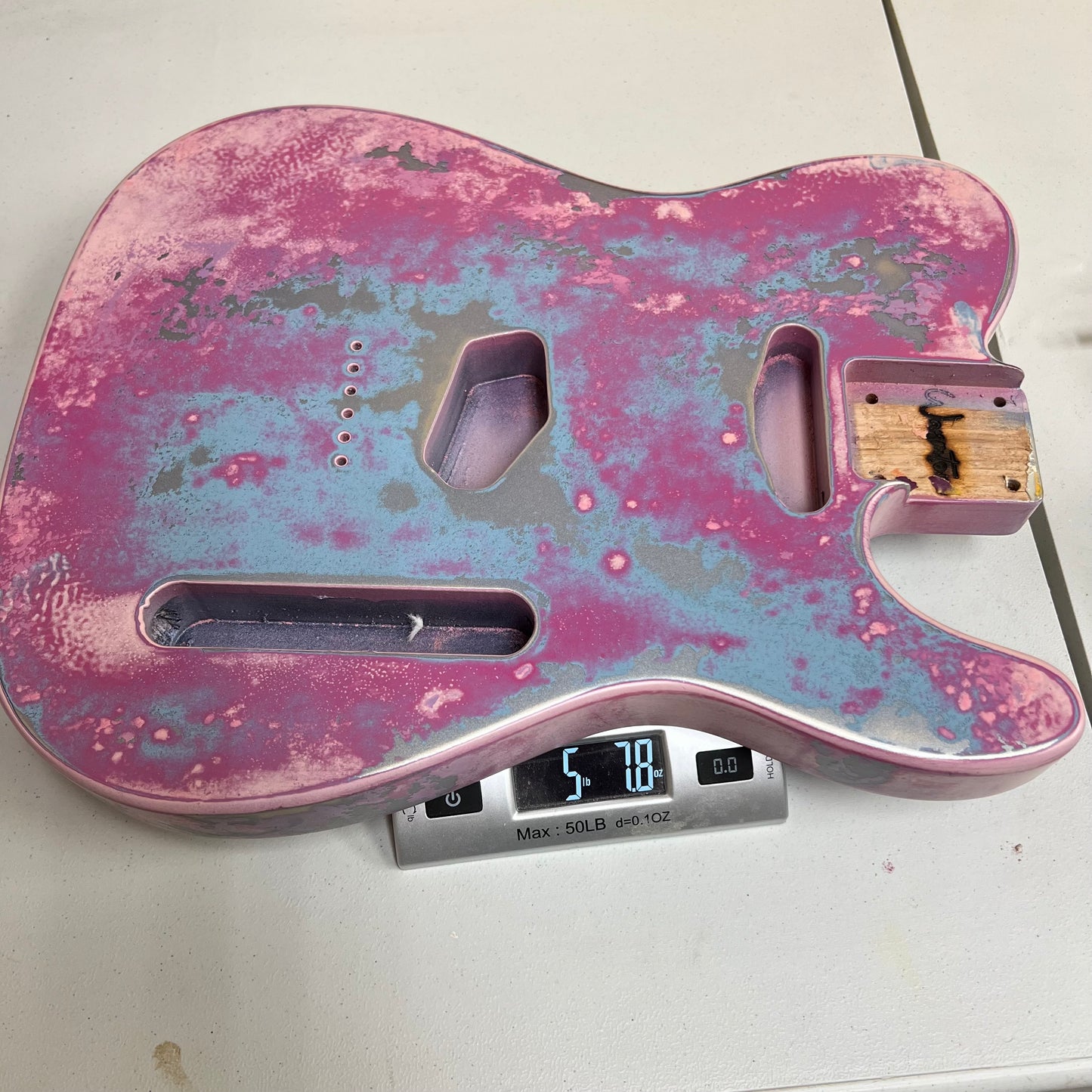 Warmtone Custom Guitars Custom Guitar Body Relic Tele “Candy Land ”