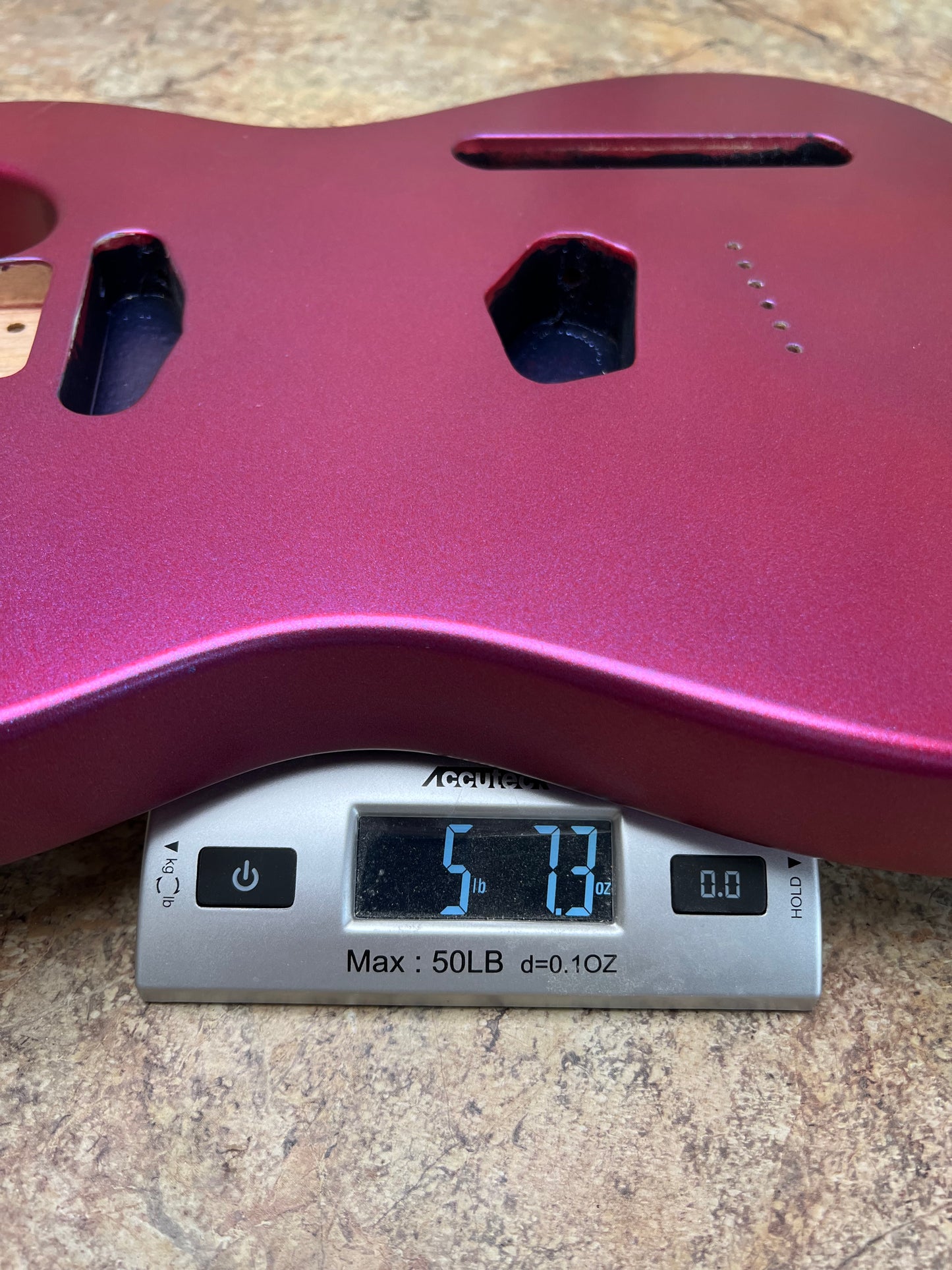 Warmtone Custom Guitars Tele Style Guitar Body “Violet”