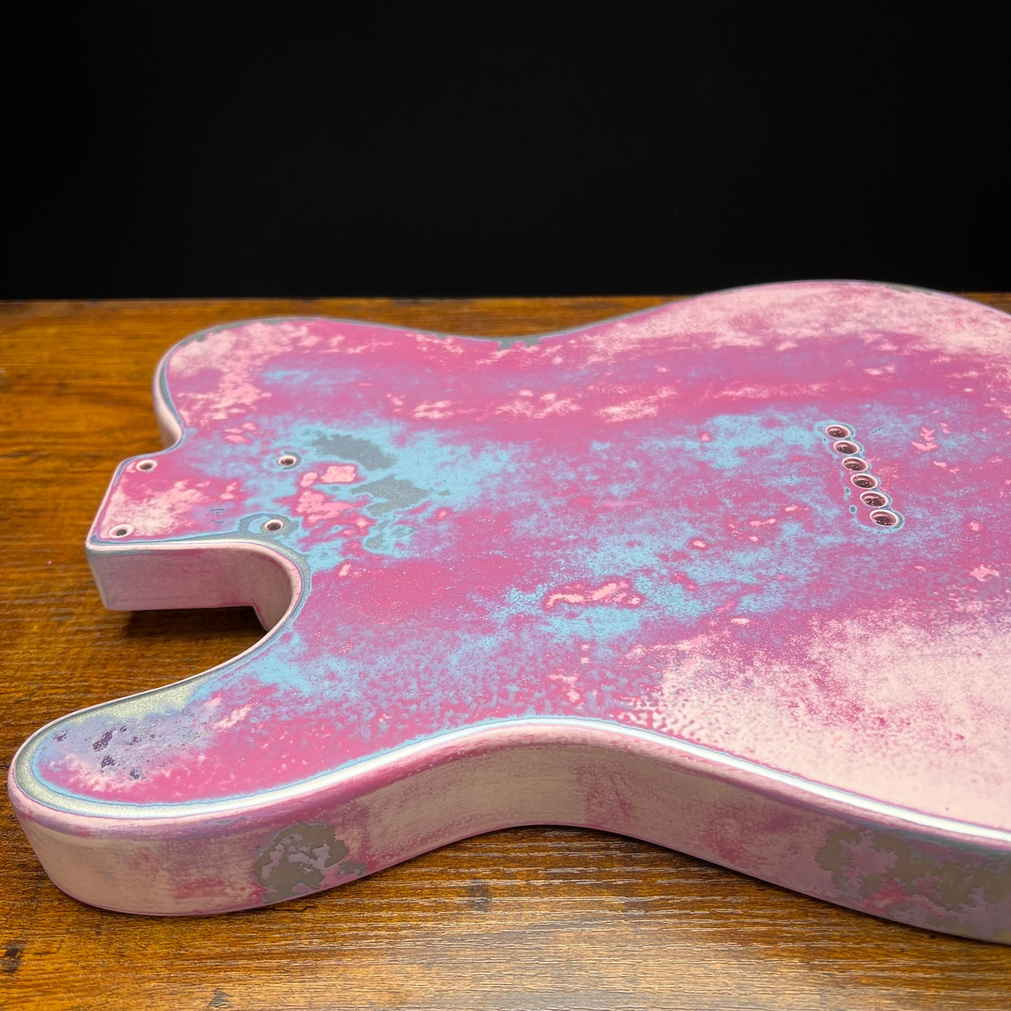 Warmtone Custom Guitars Custom Guitar Body Relic Tele “Candy Land ”