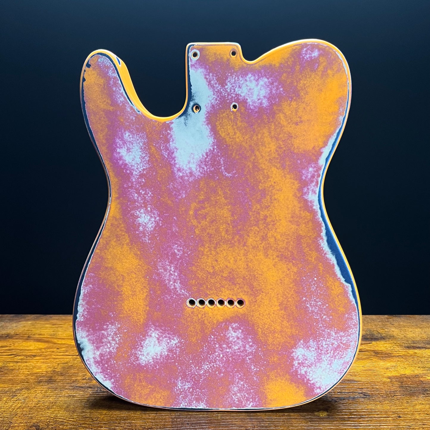 Warmtone Custom Guitars Relic Tele Style Guitar Body “Patterns” Nitro