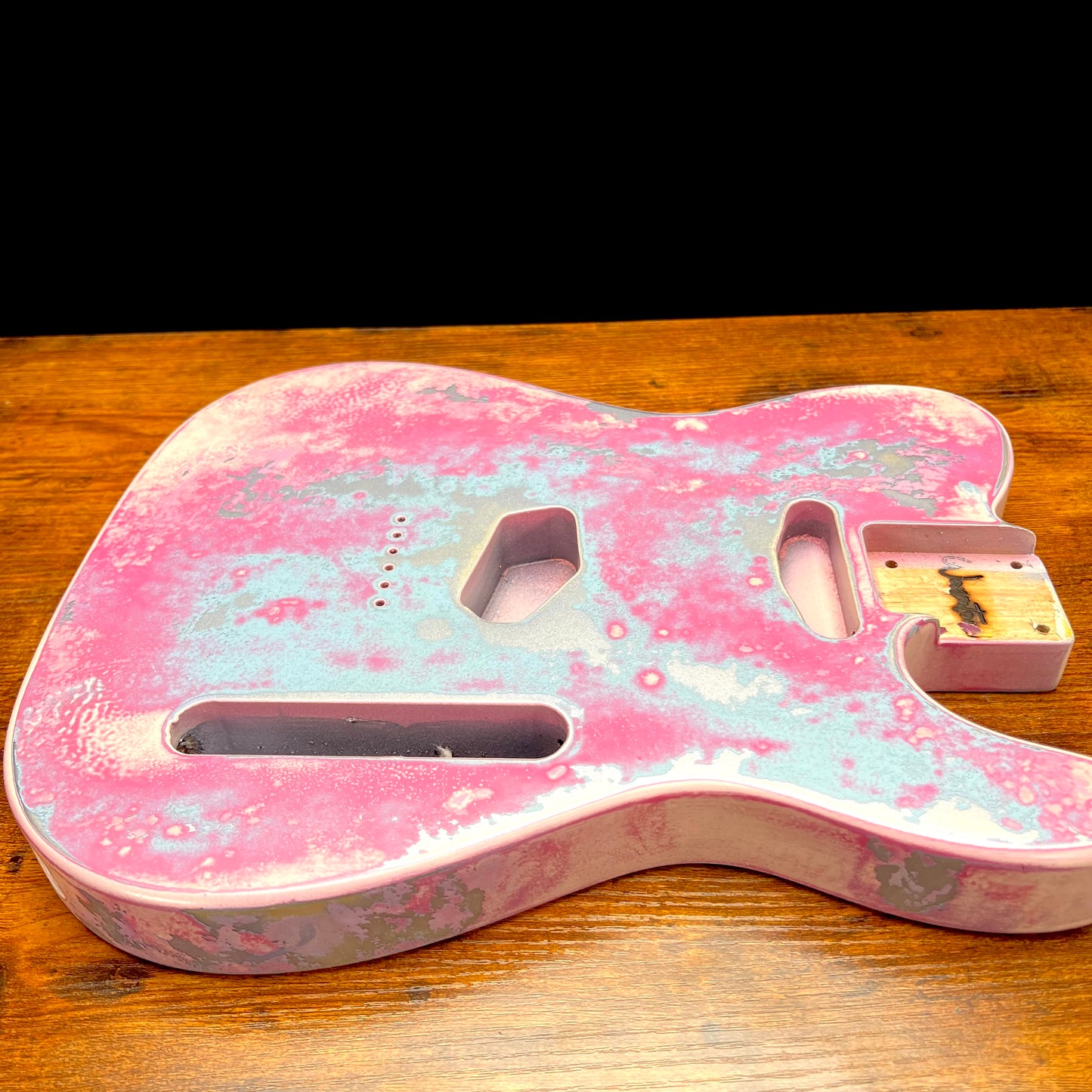 Warmtone Custom Guitars Custom Guitar Body Relic Tele “Candy Land ”