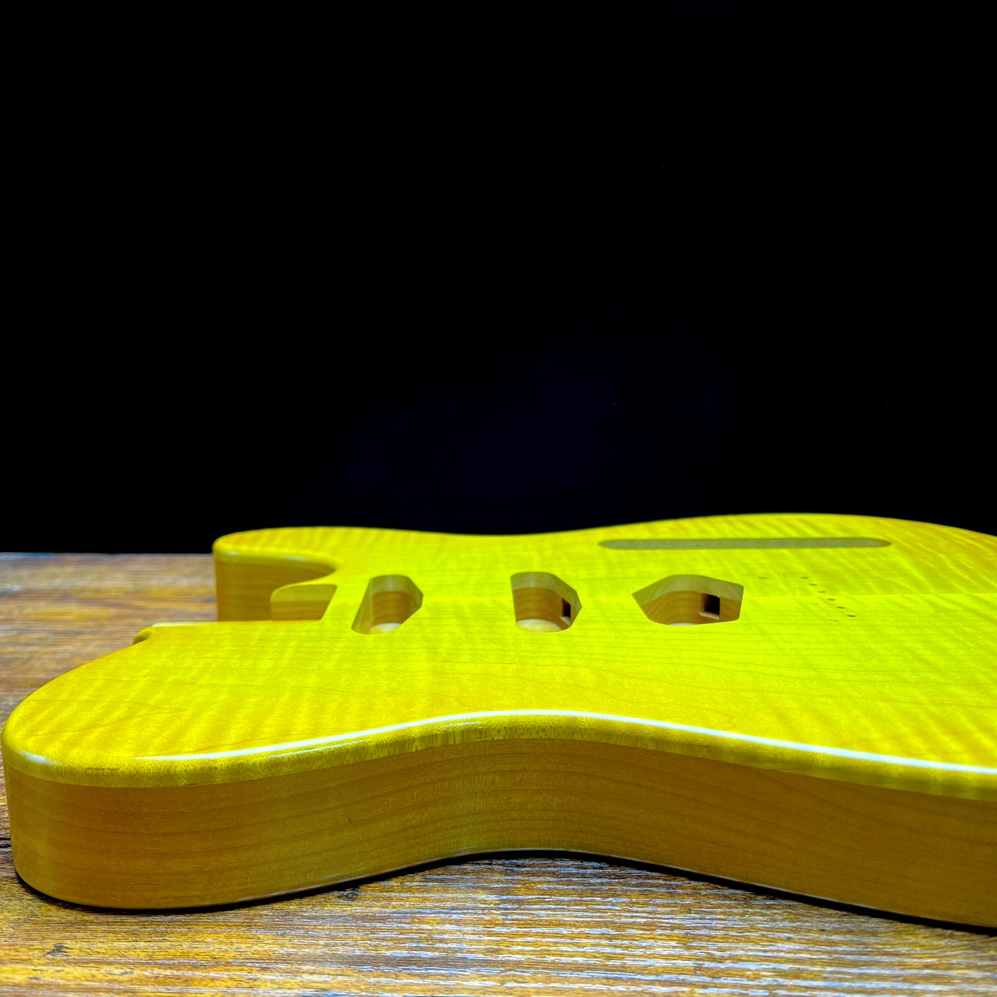 Warmtone Custom Guitars Tele Style Guitar Body “Dirty Lemon” Nitro