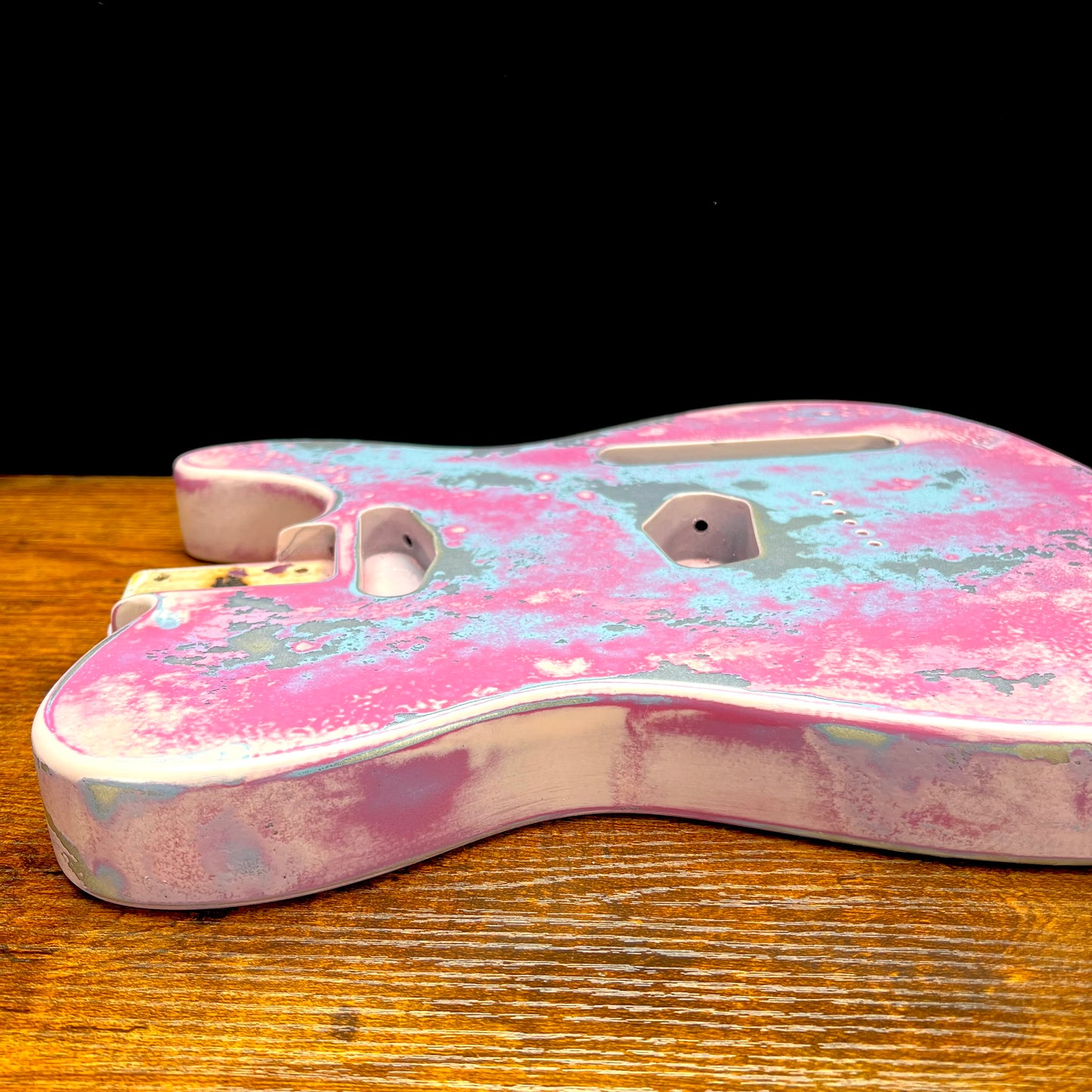 Warmtone Custom Guitars Custom Guitar Body Relic Tele “Candy Land ”