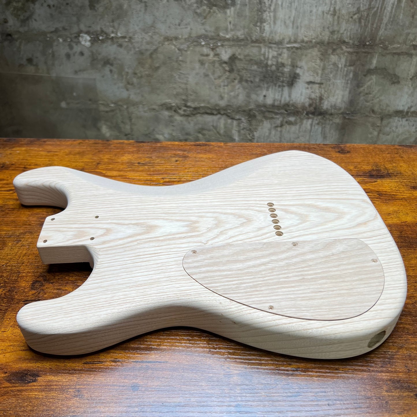 SSS Strat Style 1 Piece Swamp Ash Guitar Body Rear Route SEE DESCRIPTION! Unfinished