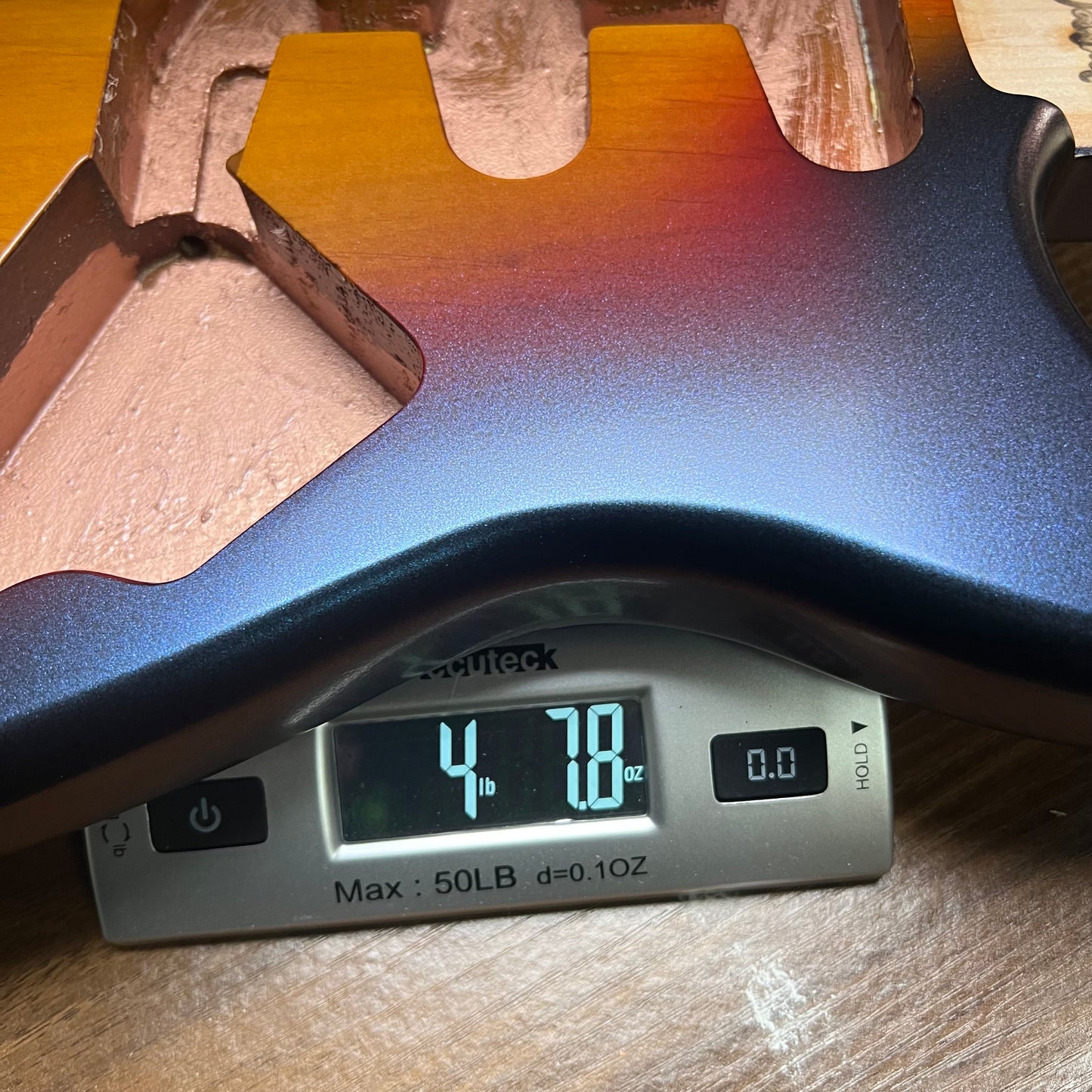 Warmtone Custom Guitars Strat Guitar Body “Colorshift Sunburst”