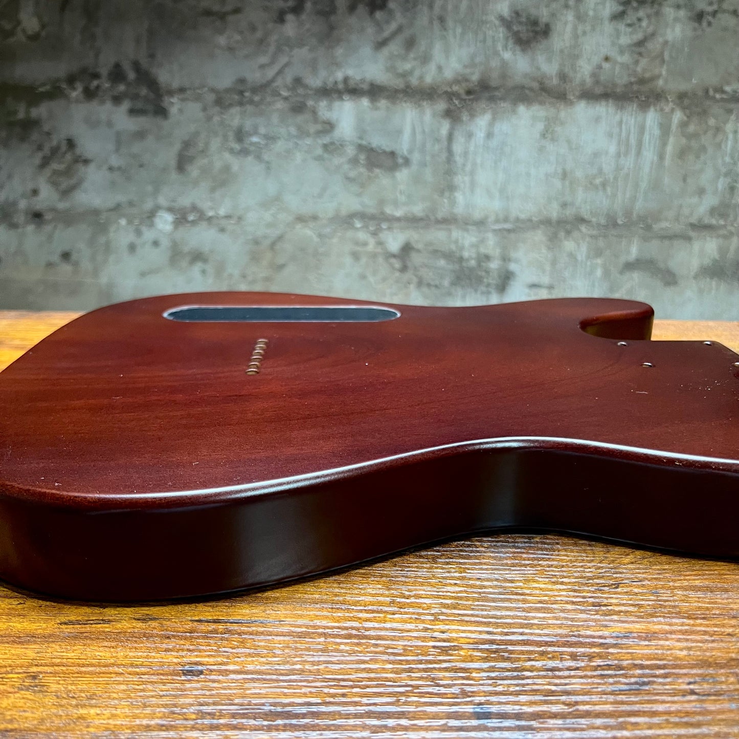Warmtone Custom Guitars Tele Guitar Body “Brown Burst” Quilt Maple