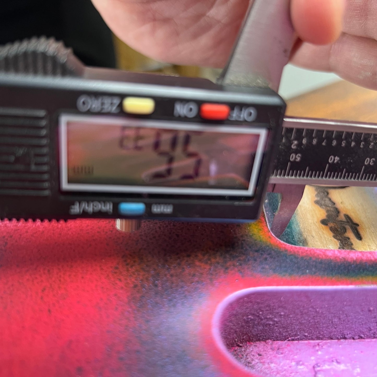 Warmtone Custom Guitars Strat Guitar Body Relic "Purple Madness”