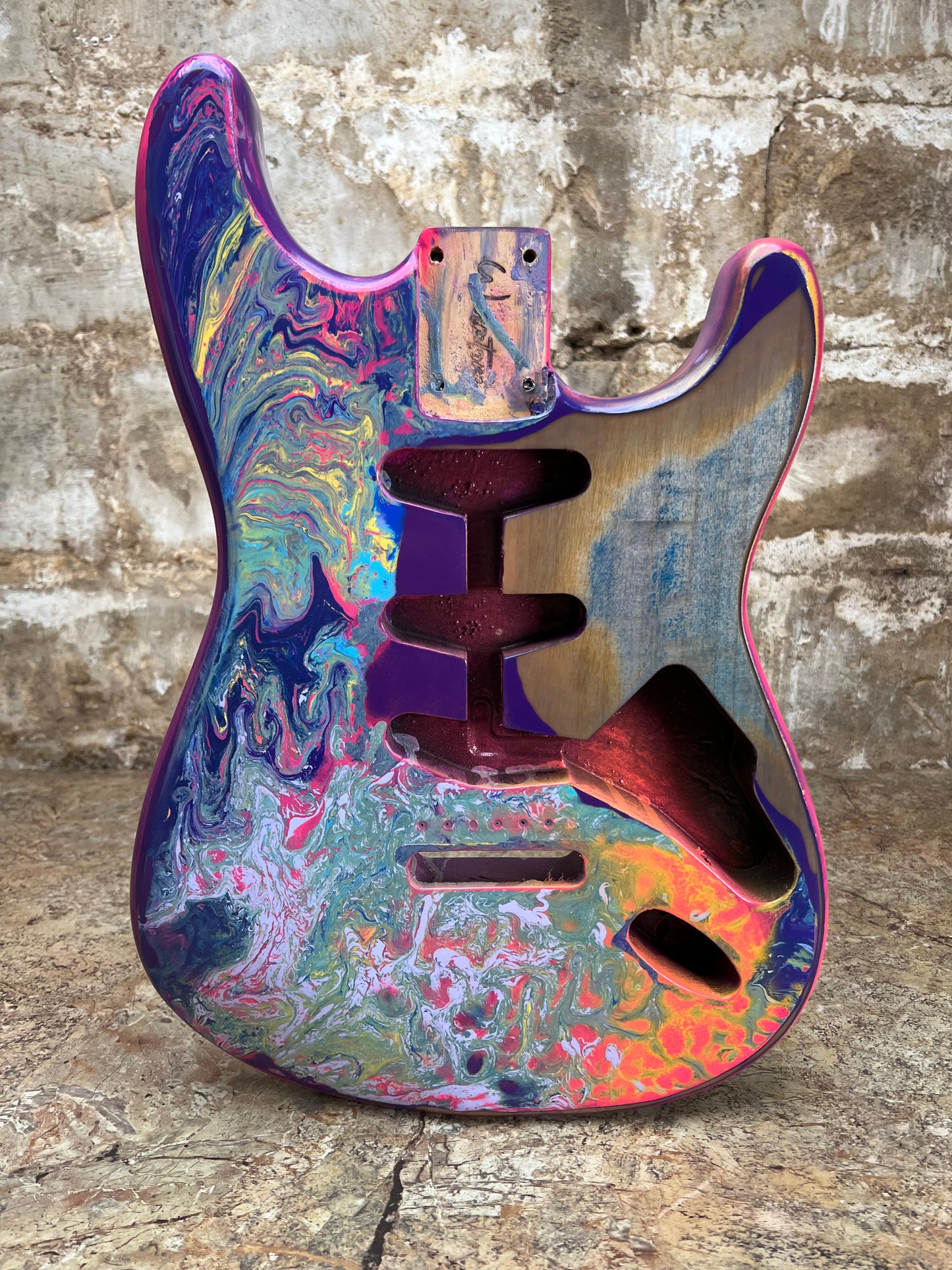 Warmtone Custom Guitars Strat Style Guitar Body Relic “Been Through Allot”