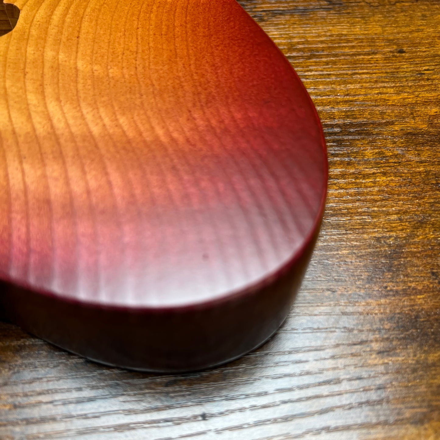 Warmtone CG Tele “Flamed Redwood” Guitar Body B Stock 3.3lbs