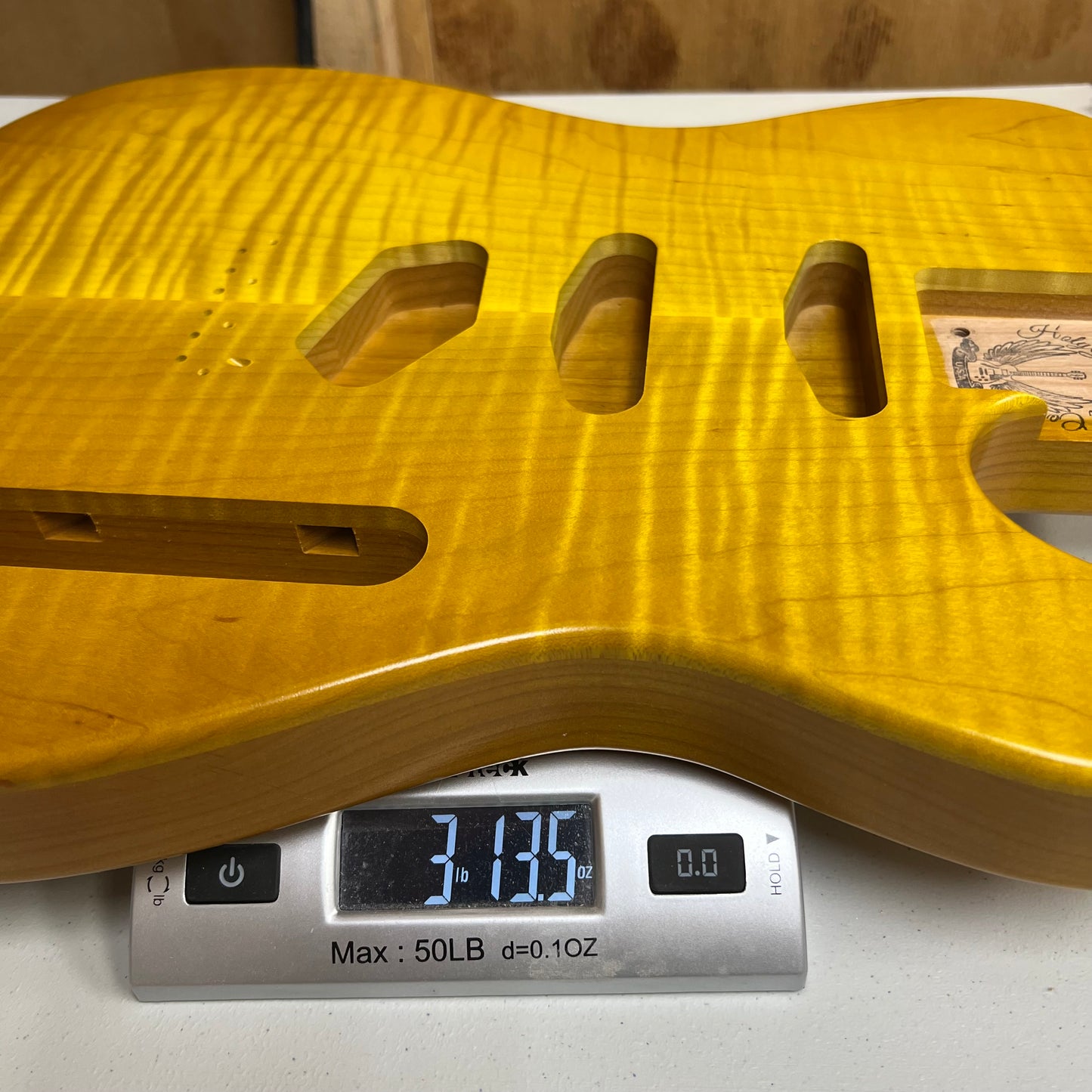 Warmtone Custom Guitars Tele Style Guitar Body “Dirty Lemon” Nitro