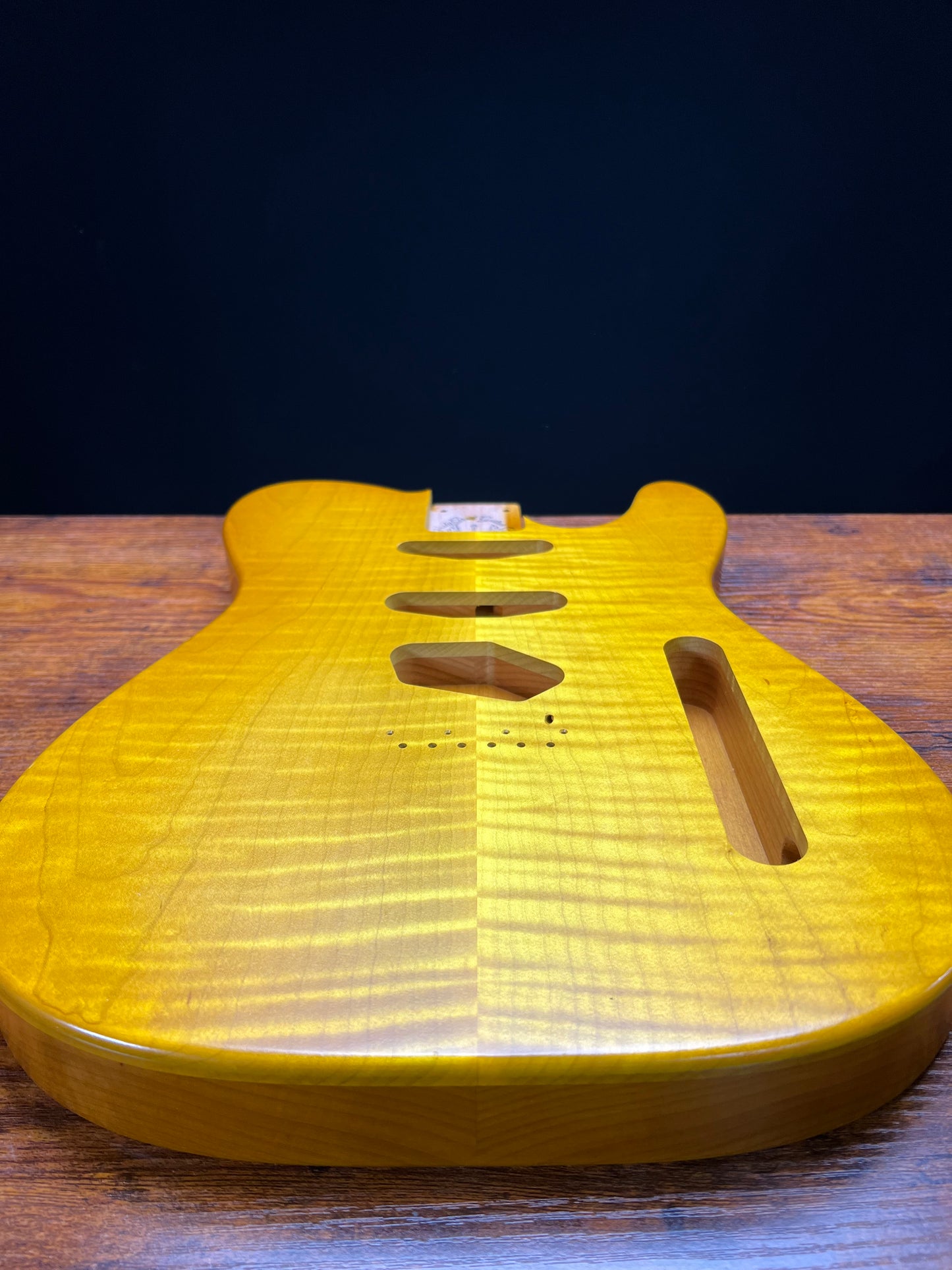 Warmtone Custom Guitars Tele Style Guitar Body “Dirty Lemon” Nitro
