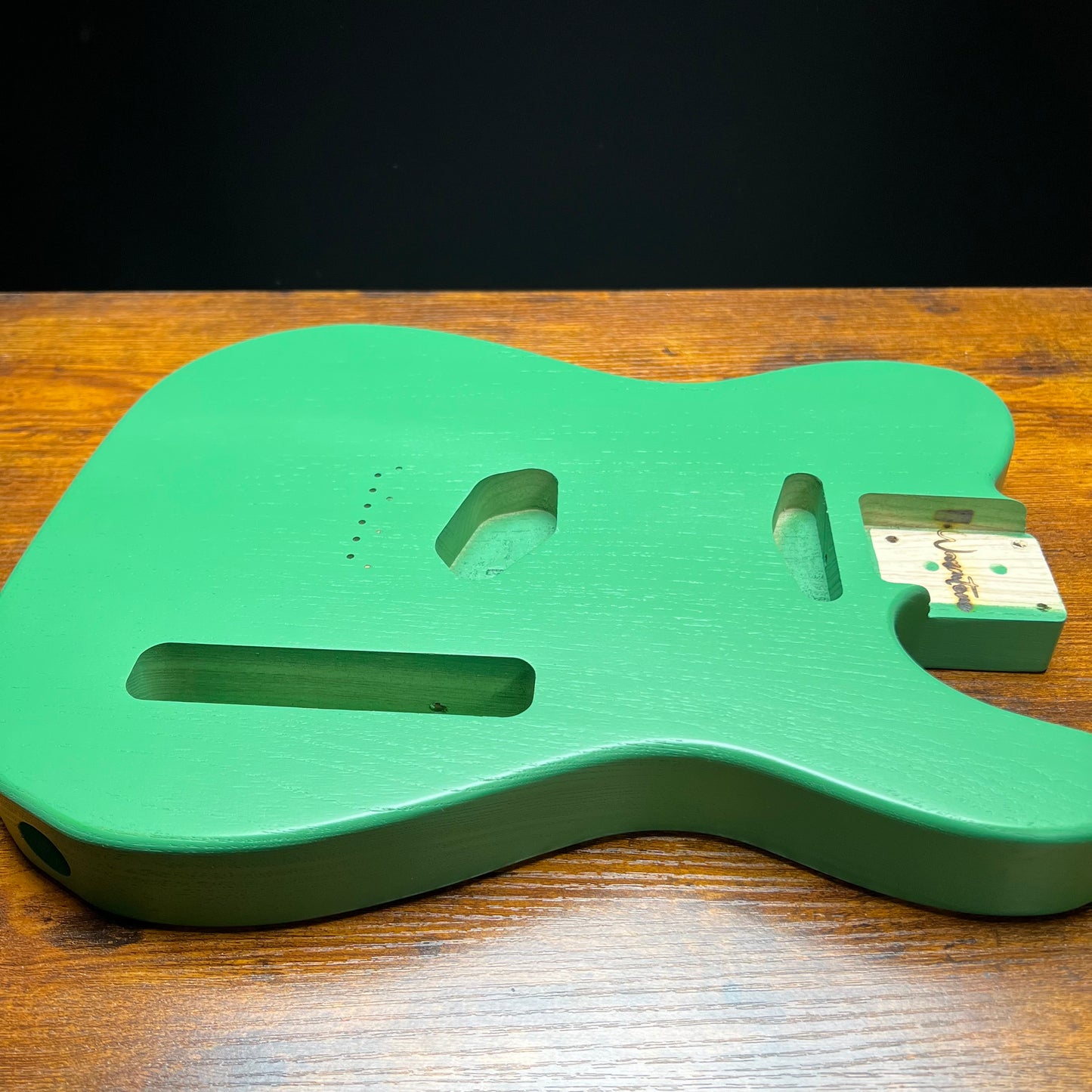 Warmtone Custom Guitars Tele Style Guitar Body “Clover” Swamp Ash