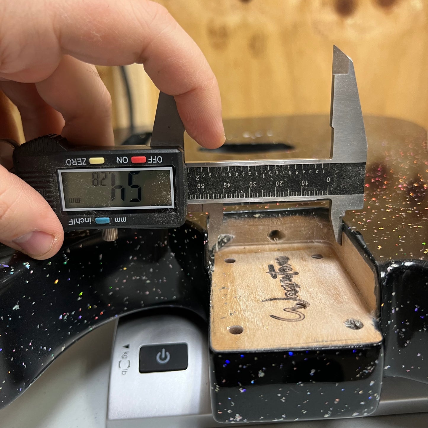 Warmtone Custom Guitars Holographic Tele Style Guitar Body