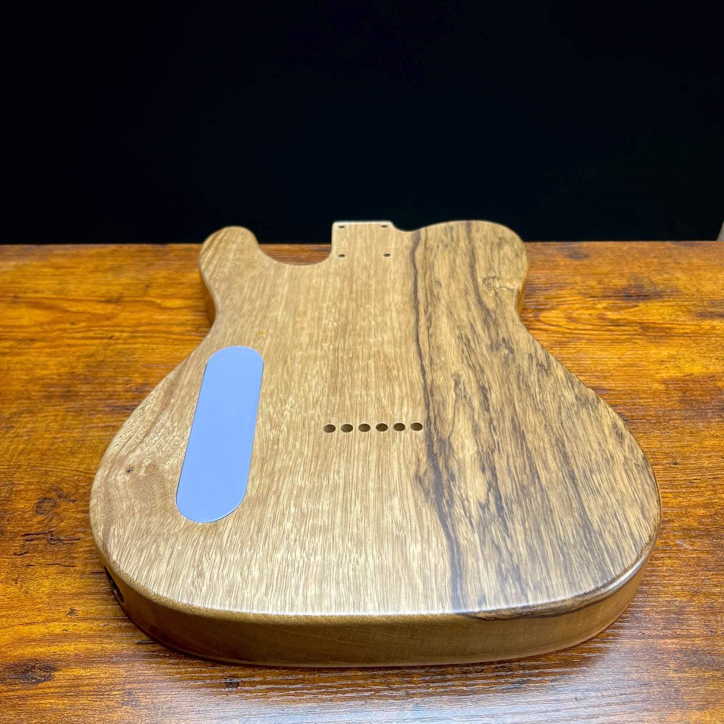 Warmtone CG Tele Guitar Body “Purple Waves” Quilt Maple/Limba