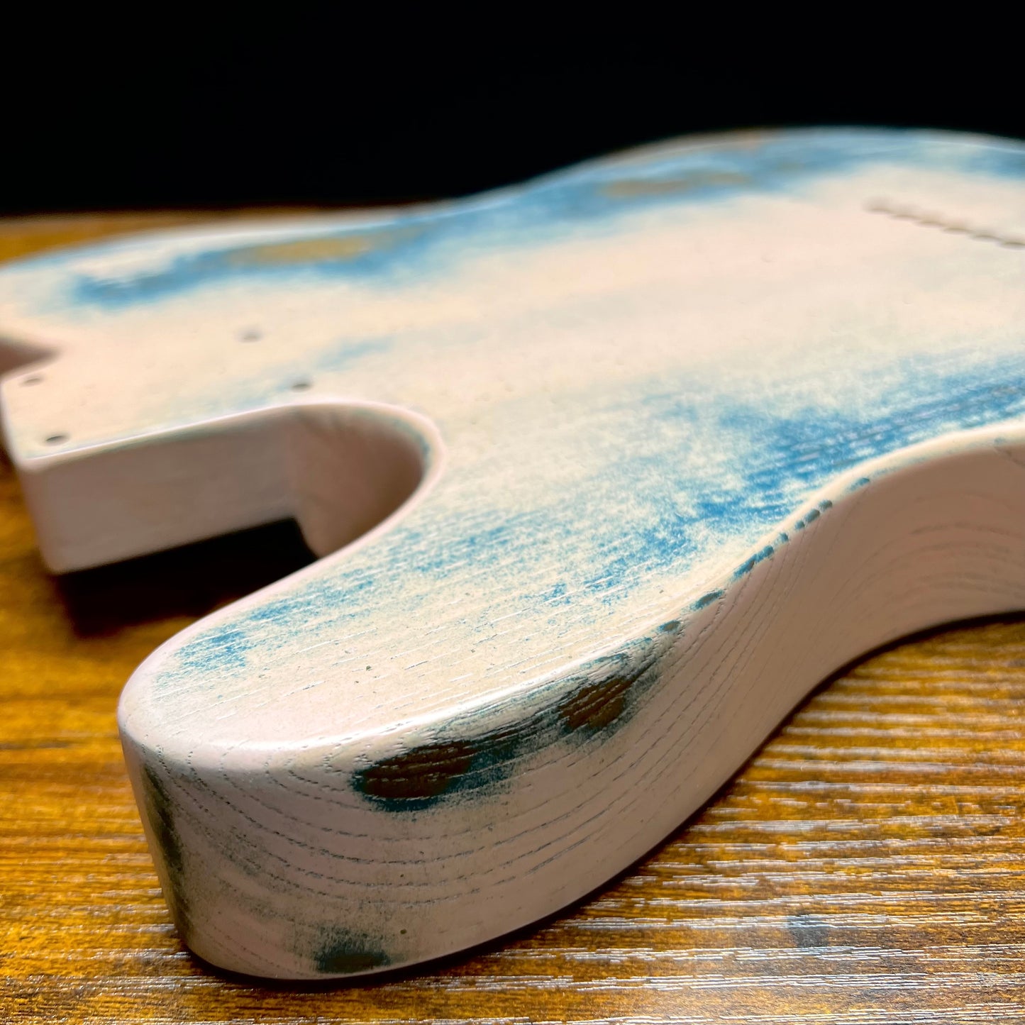 Warmtone Custom Guitars Relic Tele Style Guitar Body “Earth Pink”