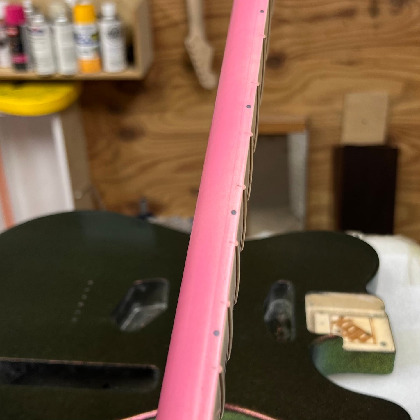 Warmoth Jazzmaster/ Flamed Maple Body & Neck “Pink Set”