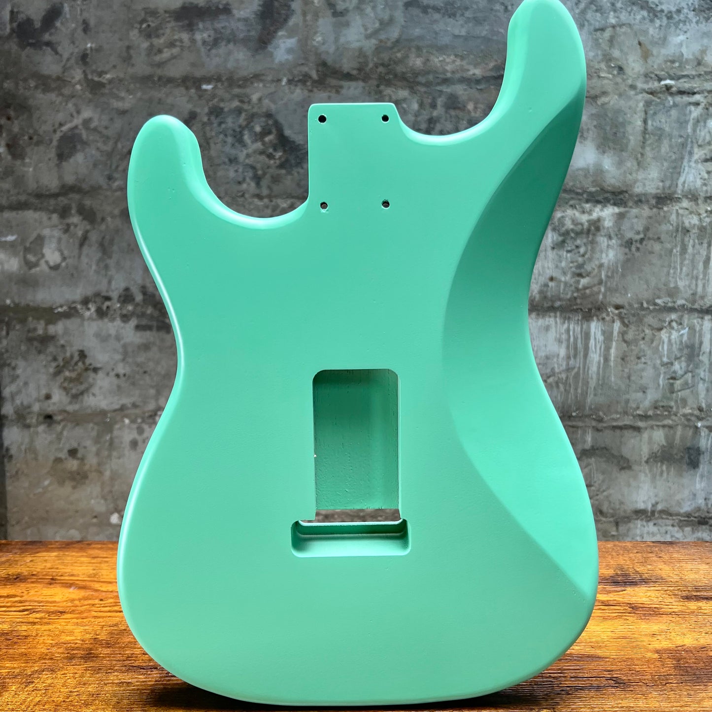 Warmtone CG Strat Guitar Body “Satin Surf Green” Ash