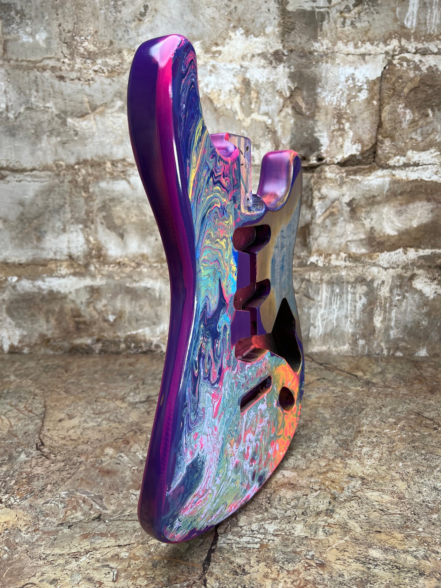 Warmtone Custom Guitars Strat Style Guitar Body Relic “Been Through Allot”