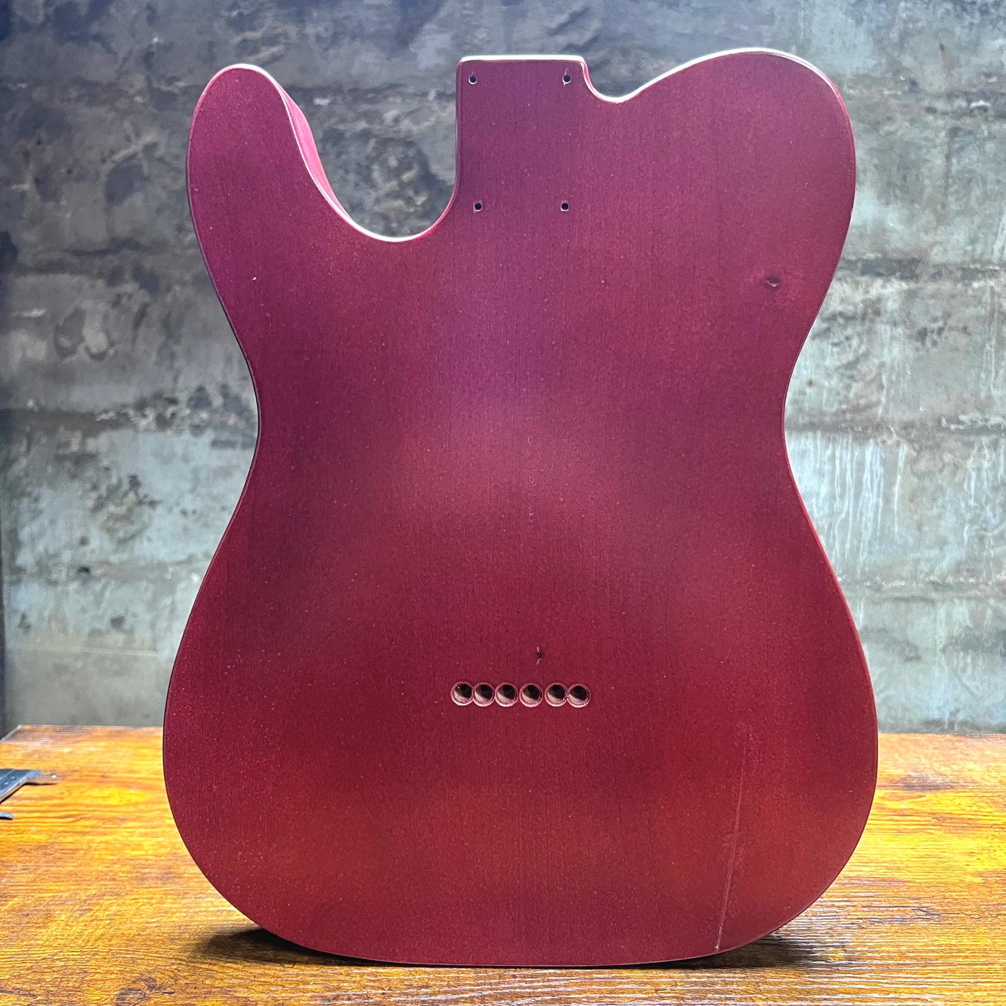 Warmtone CG Tele “Flamed Redwood” Guitar Body B Stock 3.3lbs