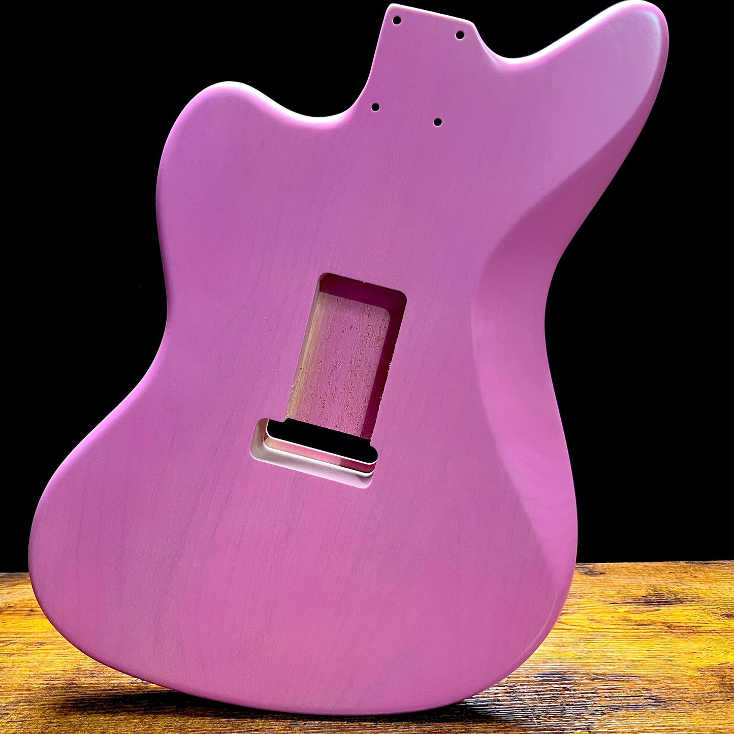 Warmoth Jazzmaster/ Flamed Maple Body & Neck “Pink Set”
